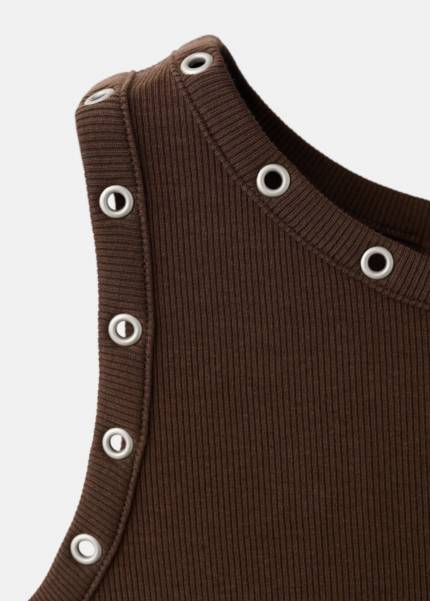 Long studded knit dress - Details of the article 8