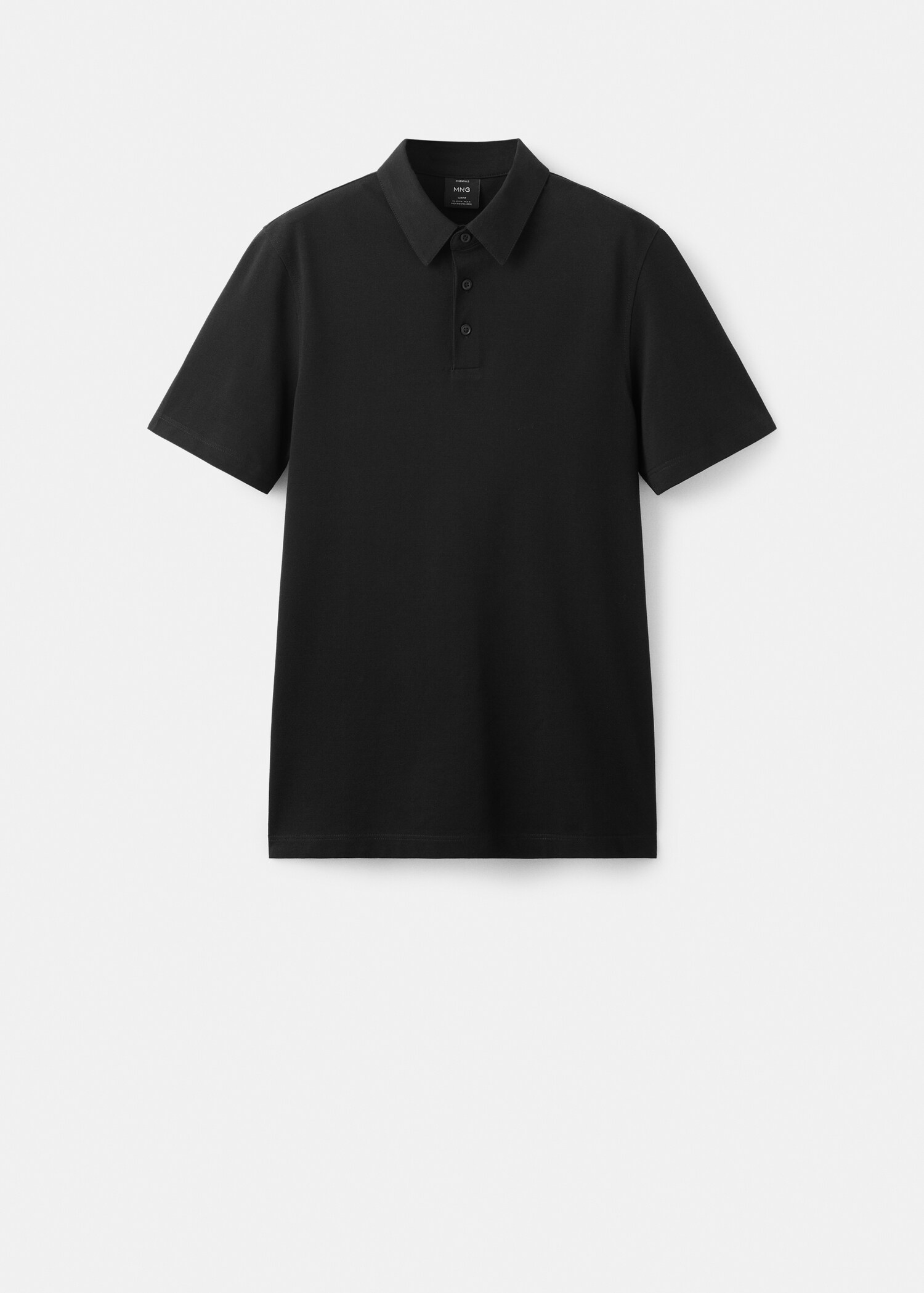 Slim fit piqué polo - Article without model