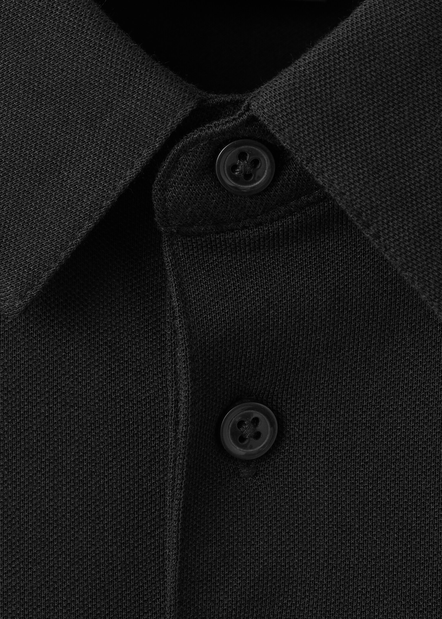Slim fit piqué polo - Details of the article 8