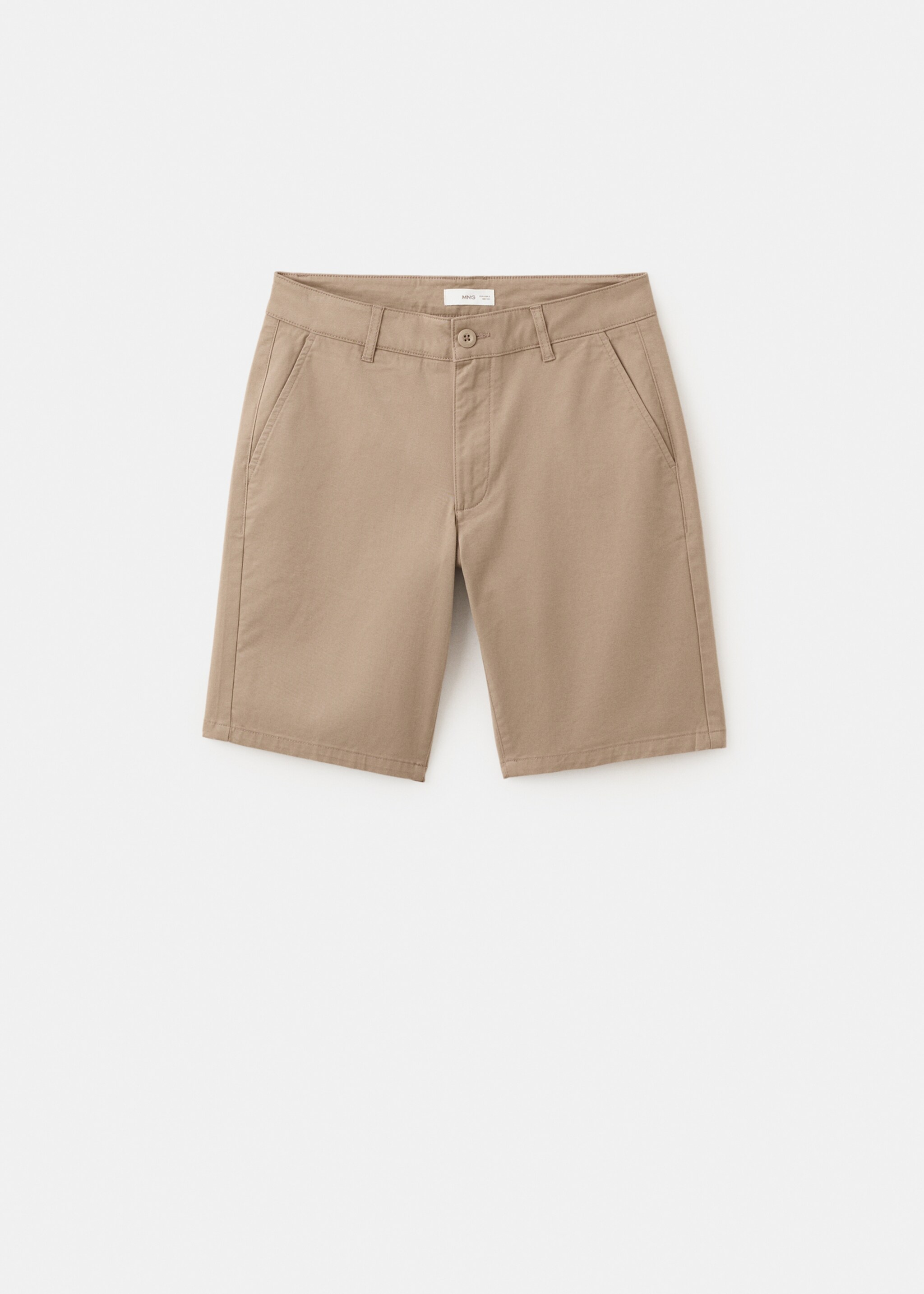 Bermuda coton - Article sans modèle, Beige. Ref: 27076714-00.