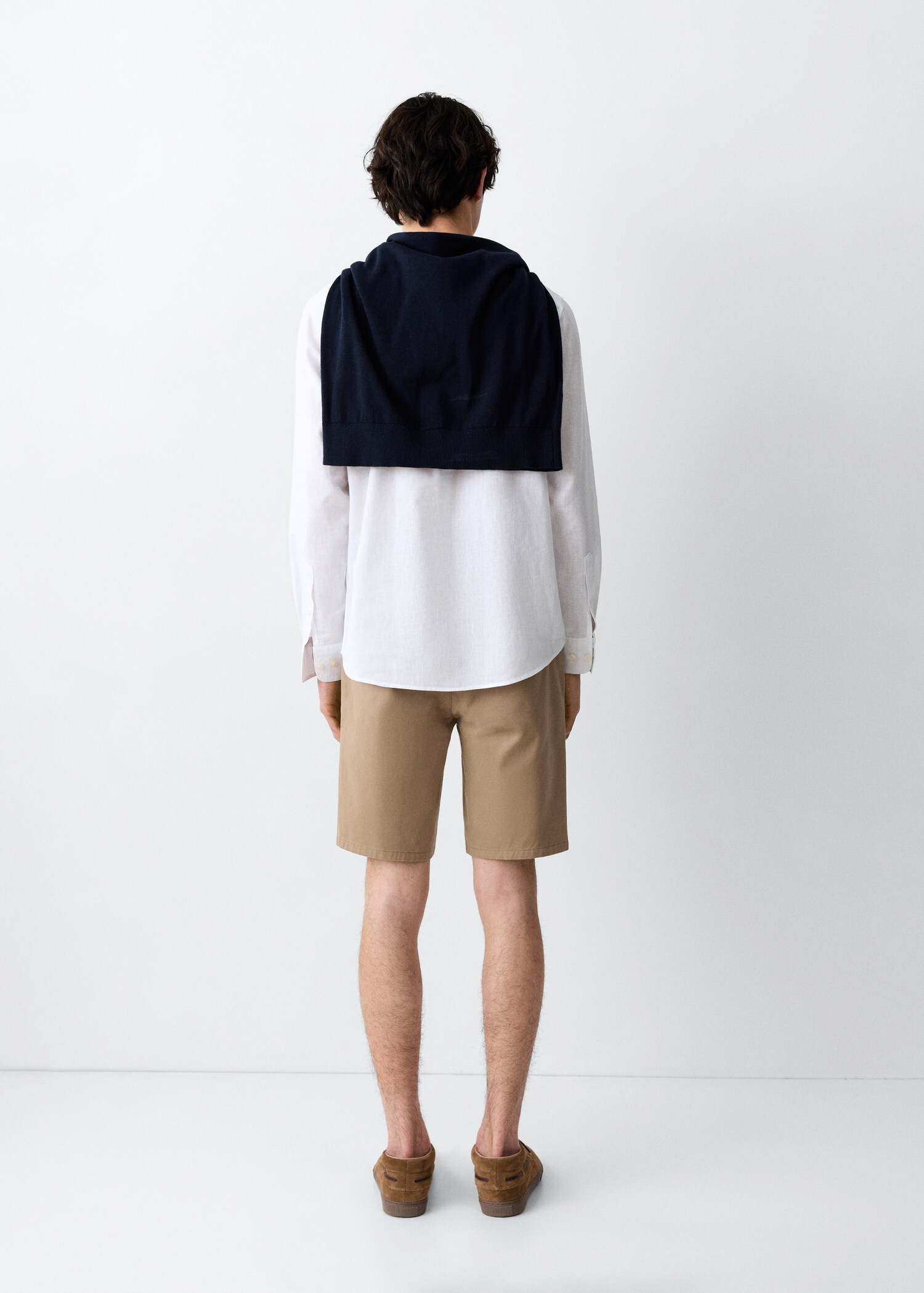 Cotton Bermuda shorts - Reverse of the article