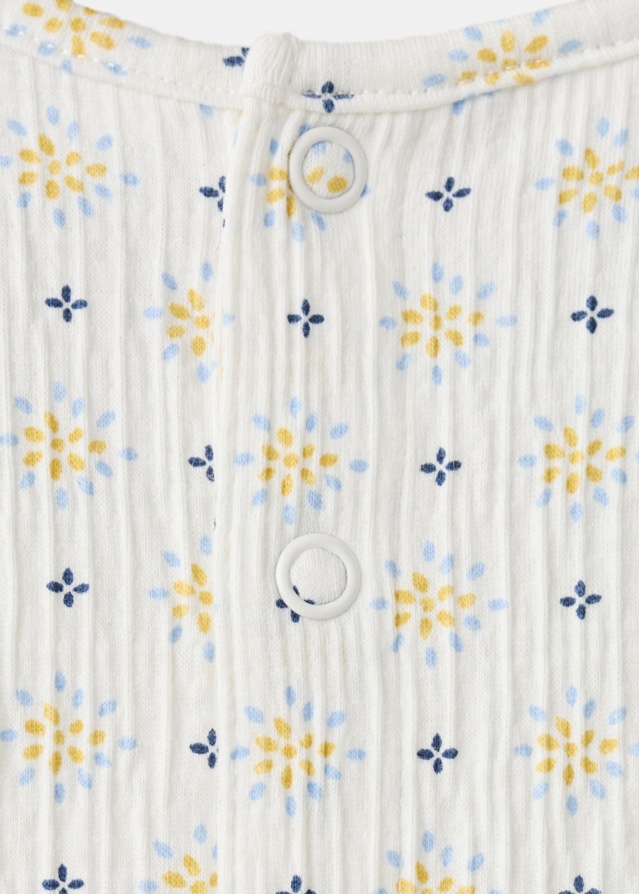 Pijama body algodón - Detalle del artículo 0, Blanco roto. Ref: 27076715-00.