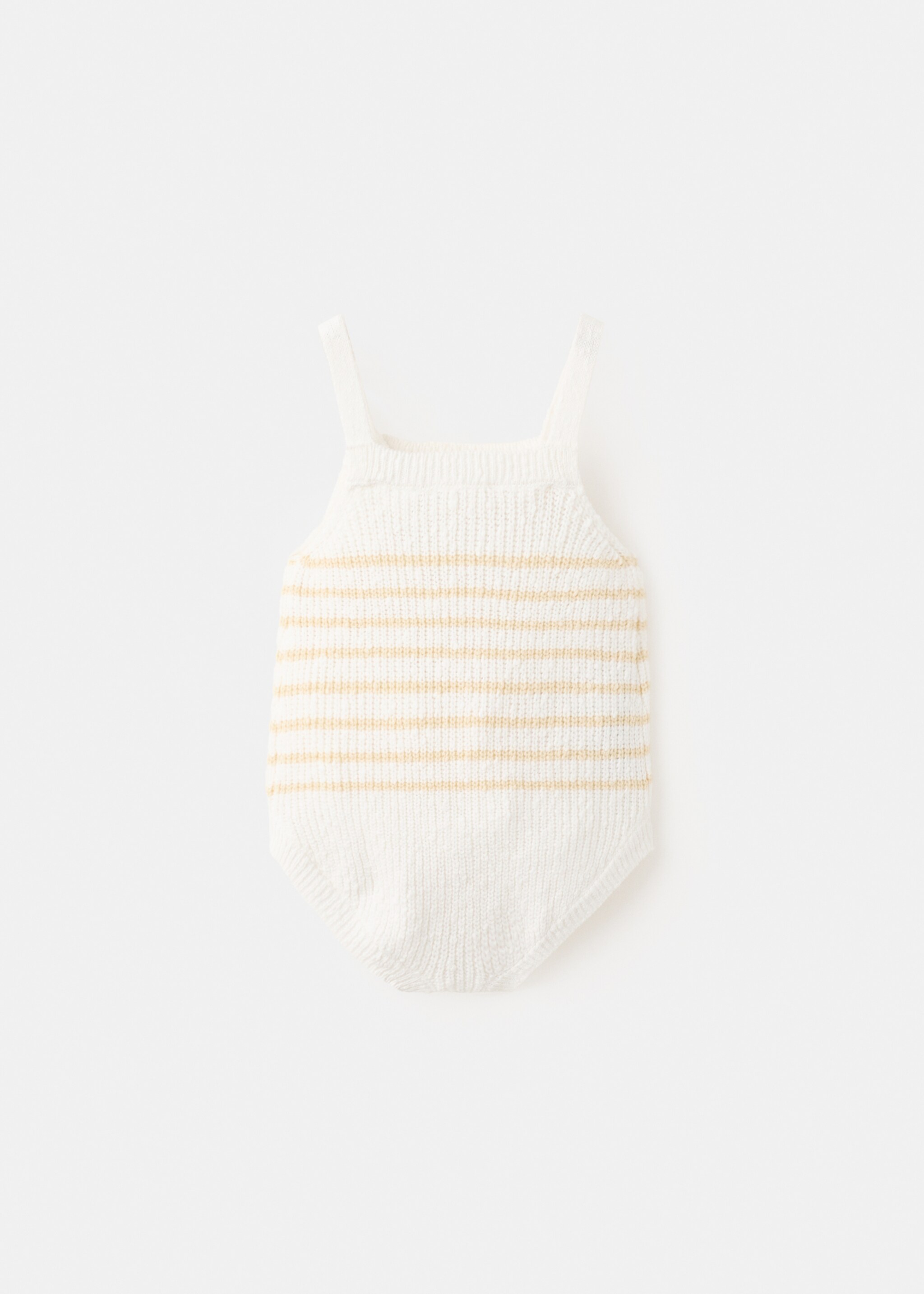 بدلة محبوكة مخططة - الجهة الخلفية للمنتج, أصفر. Ref: 27076716-00.