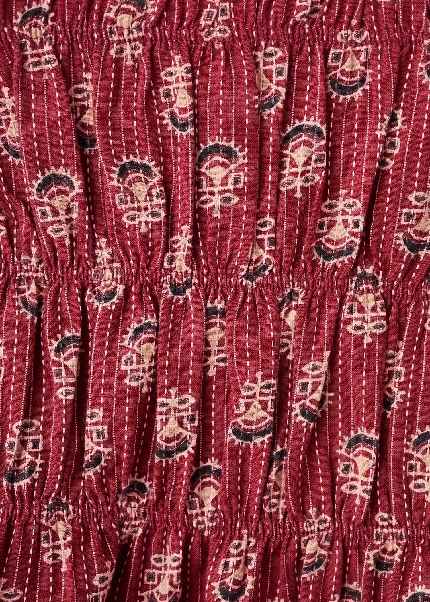 Printed cotton blouse - Details of the article 8