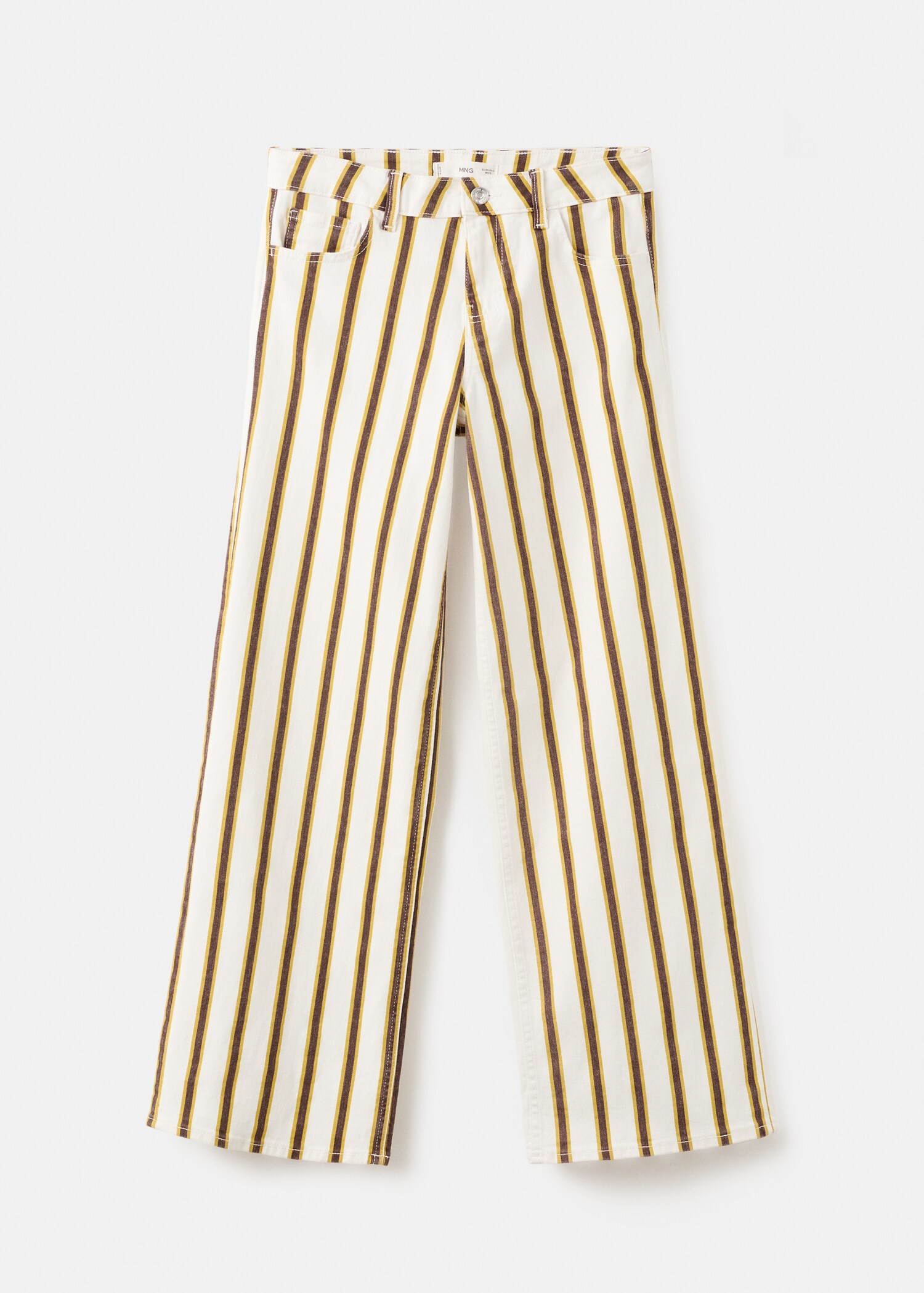 Jean low waist imprimé rayures - Article sans modèle