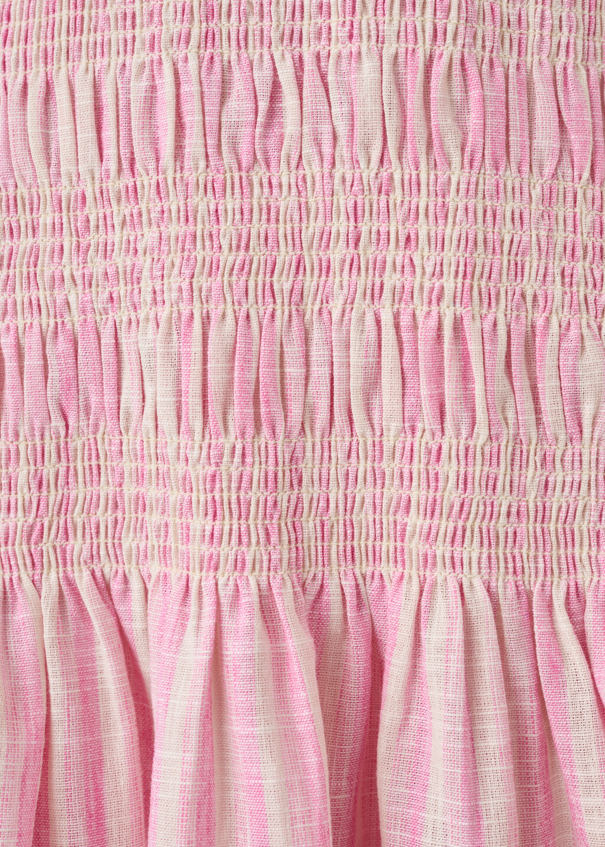 Bow striped dress - Details of the article 0, Pink. Ref: 27076729-00.