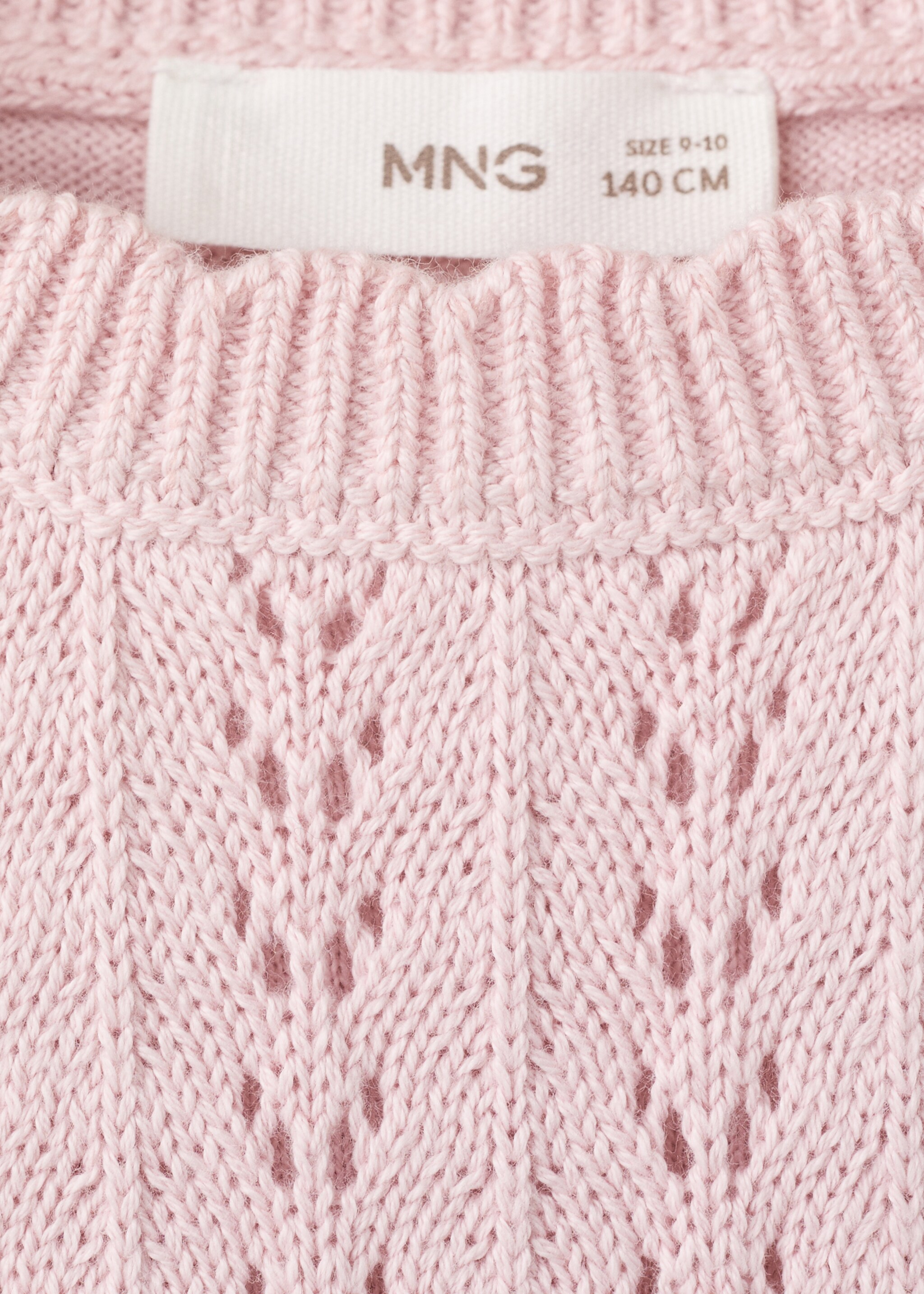 Top punto calado - Detalle del artículo 8, Rosa palo. Ref: 27076737-00.