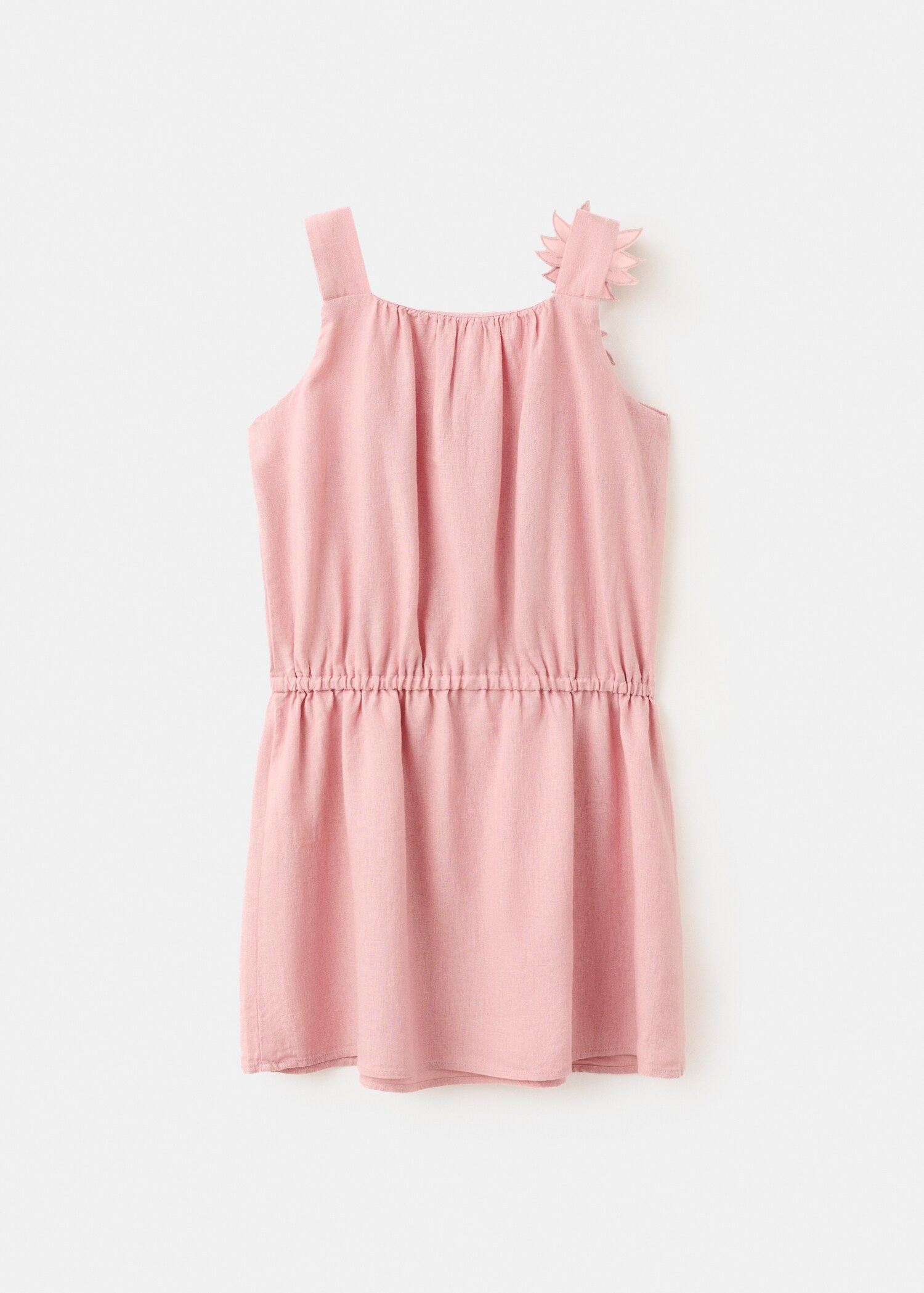 Vestido lino flores - Reverso del artículo