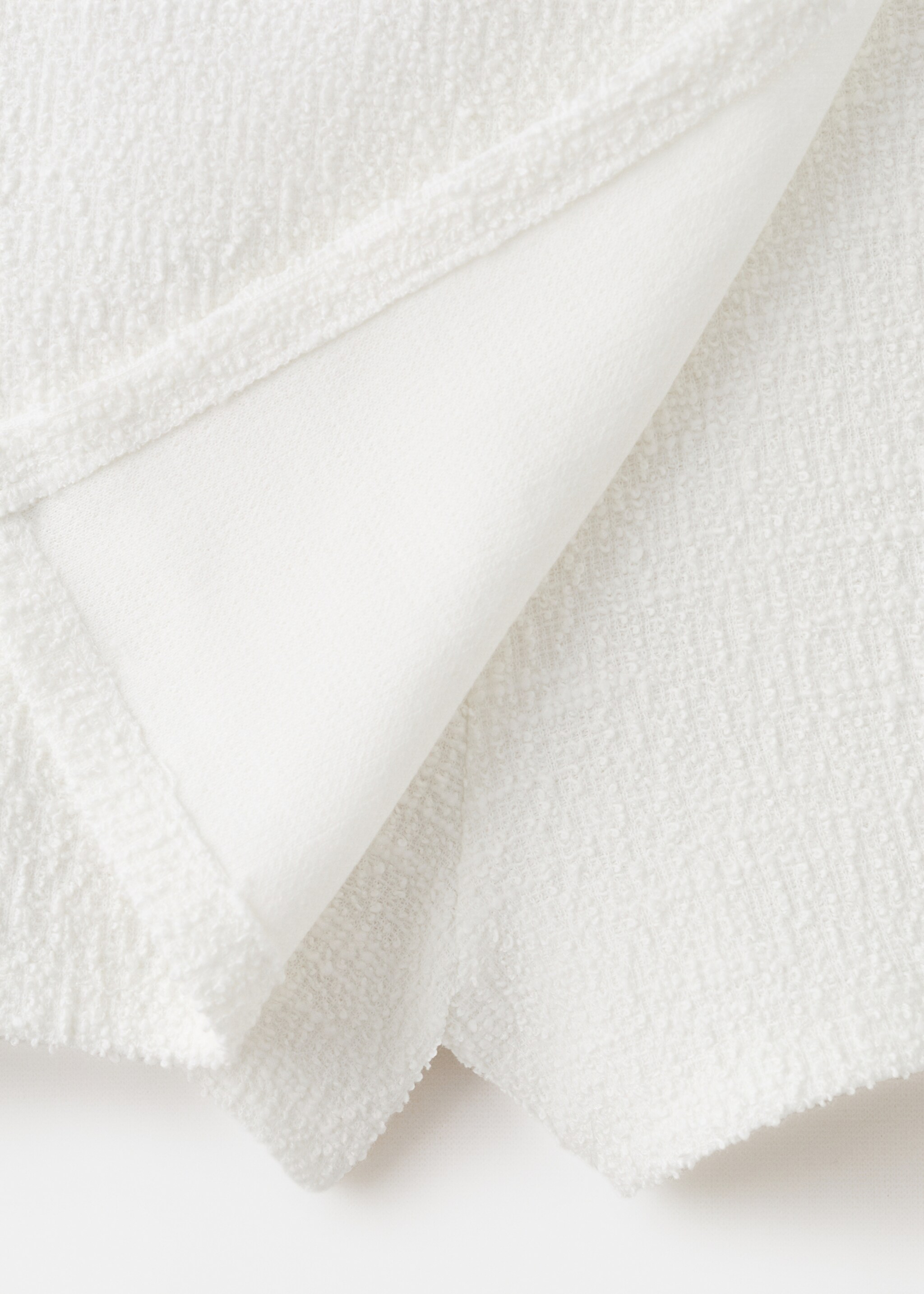 Jupe short en maille - Détail de l'article 0, Blanc cassé. Ref: 27076750-00.