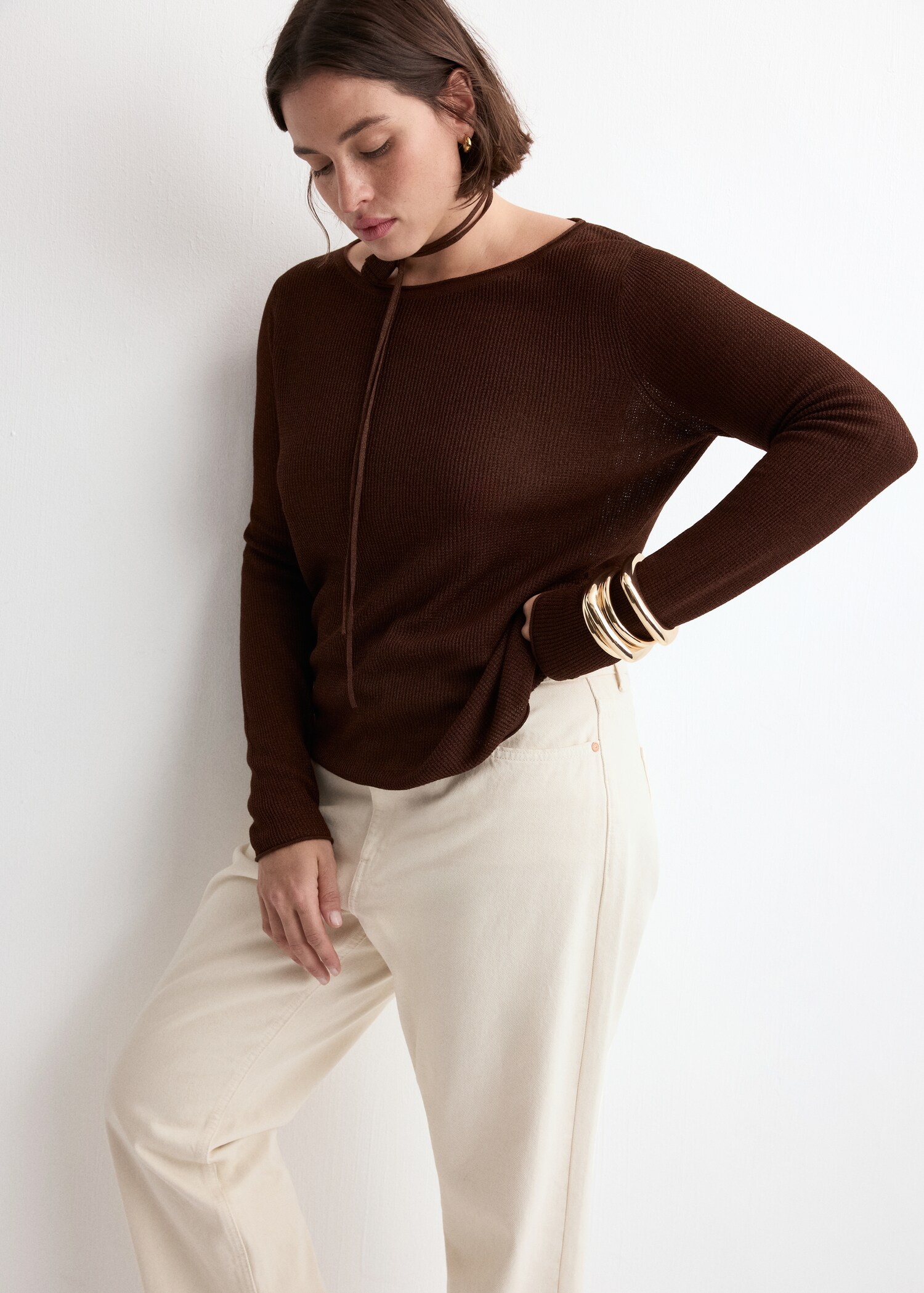 Fine-knit sweater - Details of the article 4