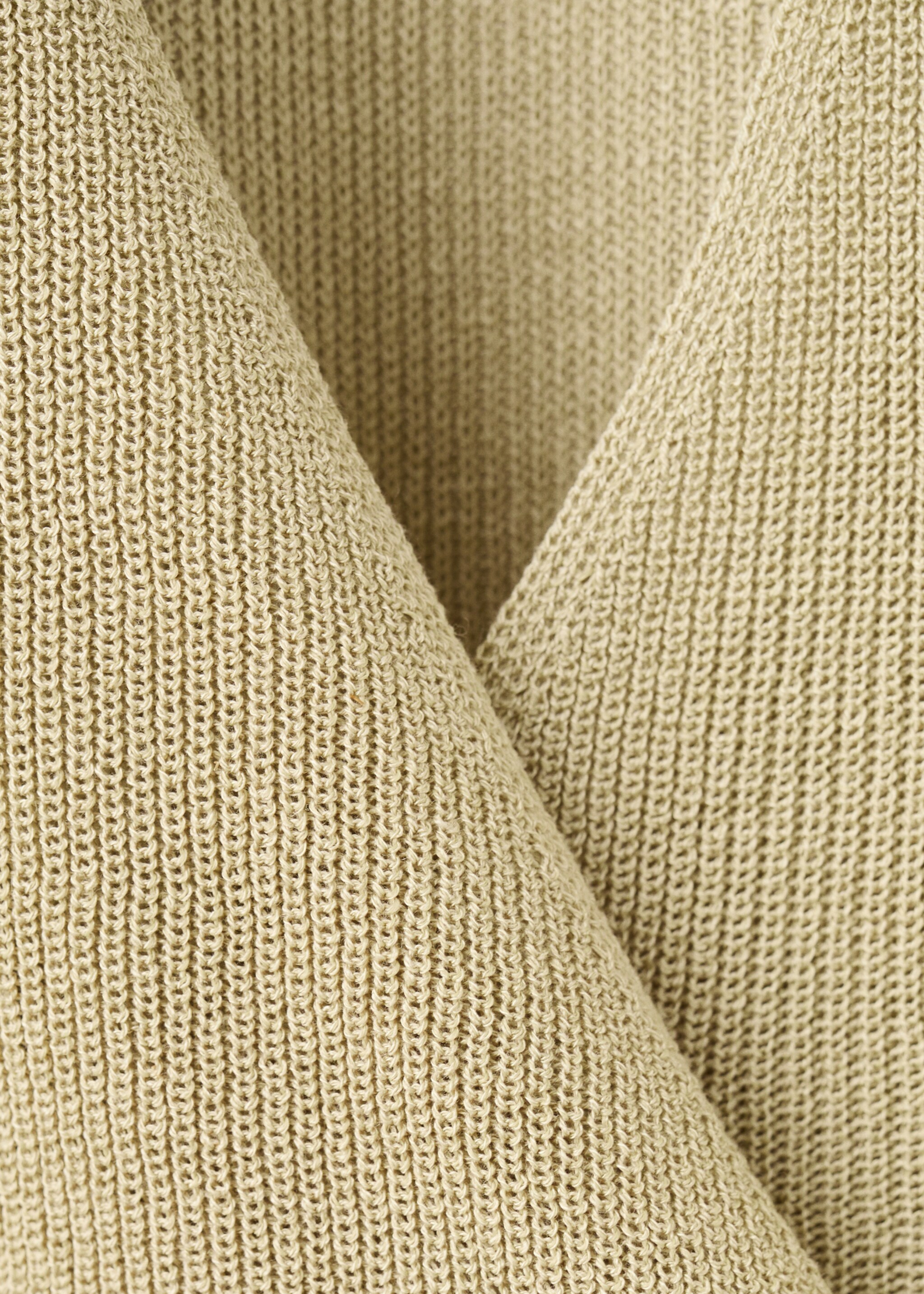 Knitted cardigan with bow - Details of the article 0, Aqua Green. Ref: 27077138-00.