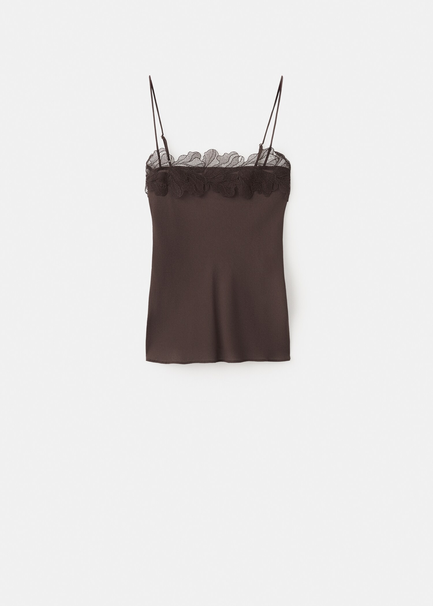 Lace trim top - Article without model