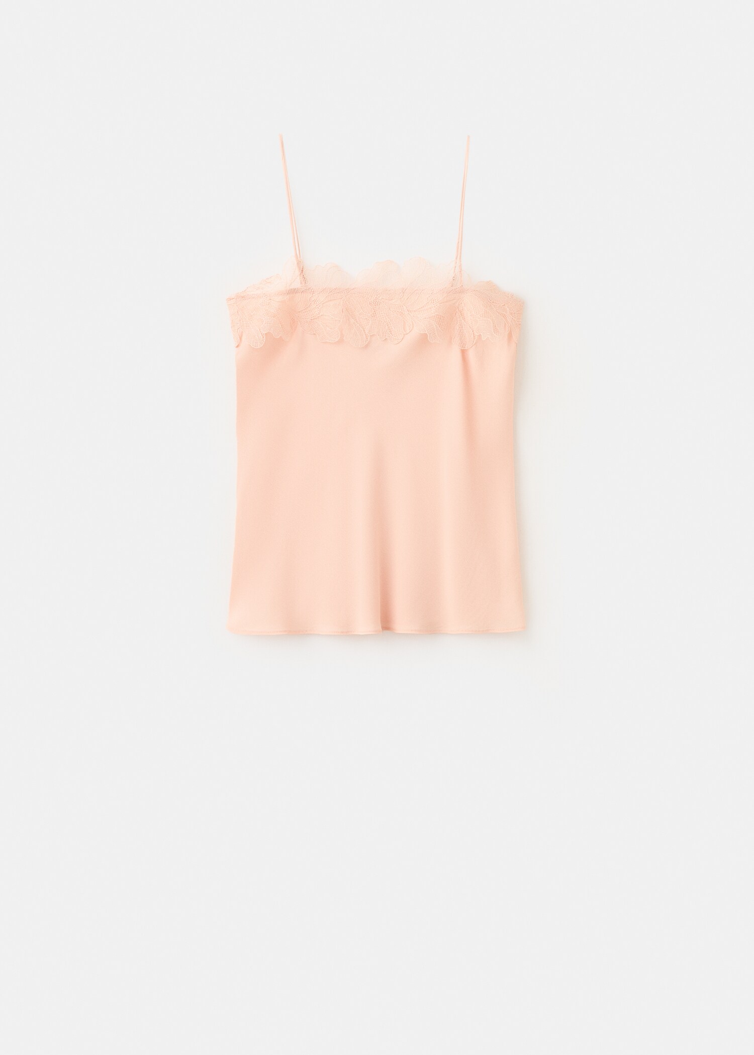 Lace trim top - Article without model