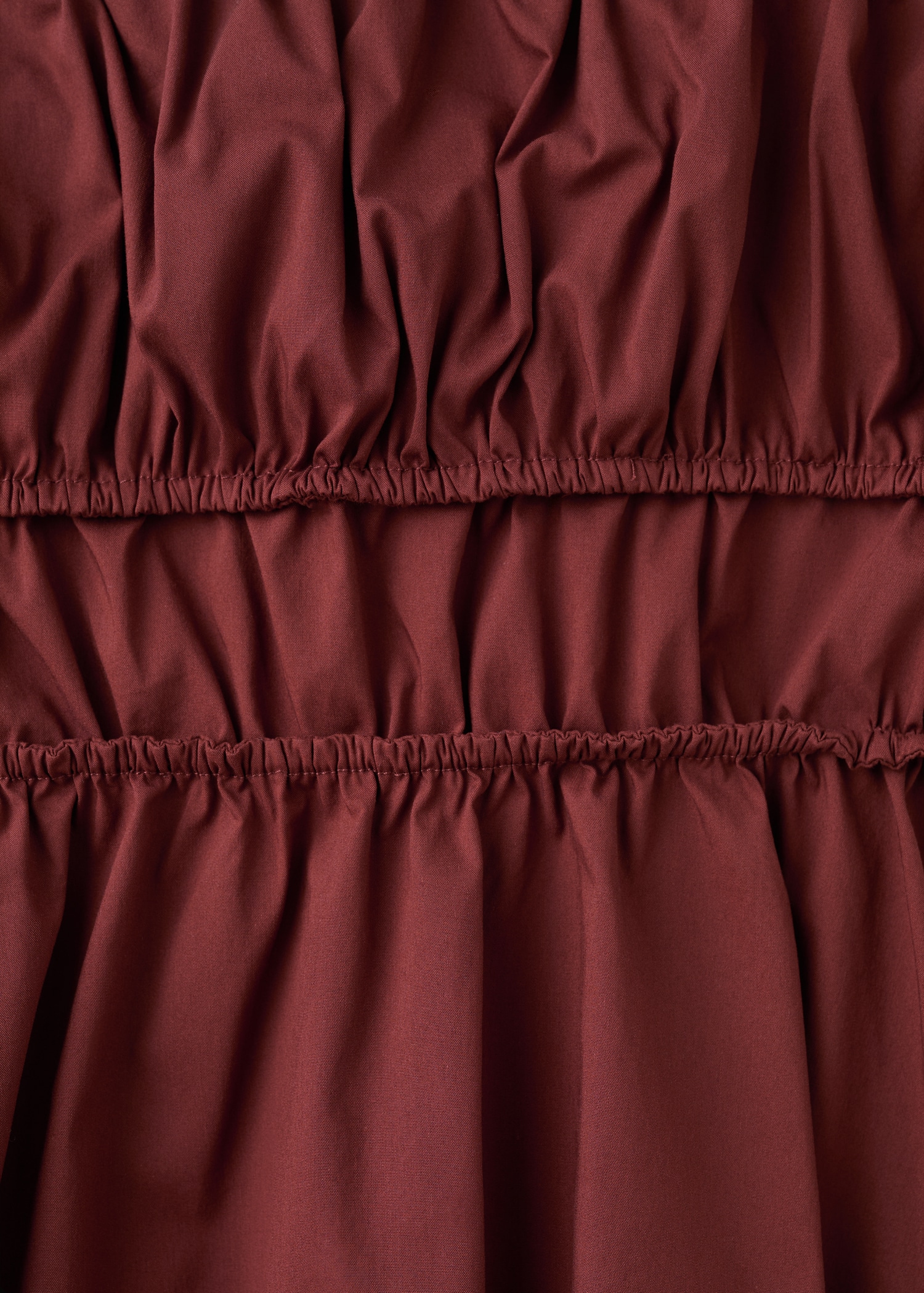 Ruched cotton top - Details of the article 0