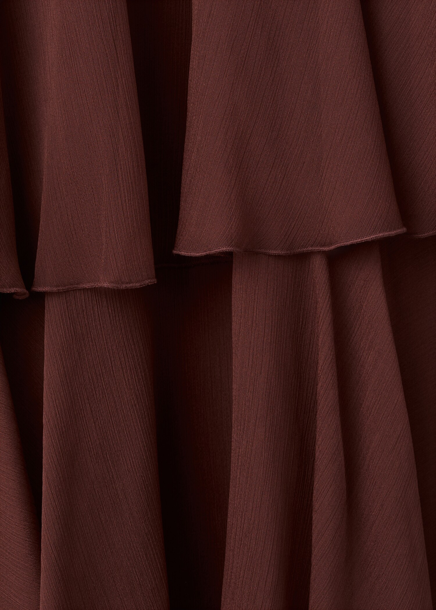 Ruffled draped dress - Details of the article 0
