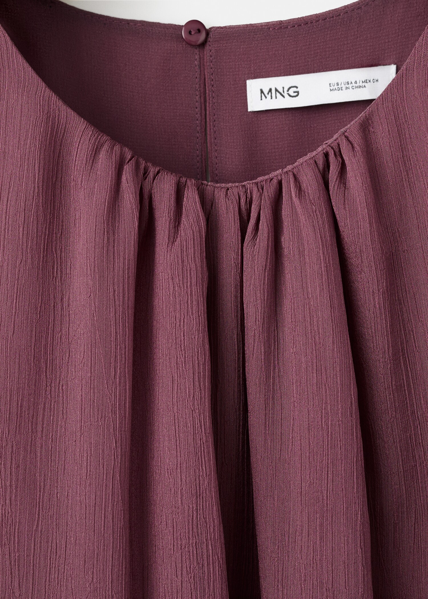 Ruffled draped dress - Details of the article 8