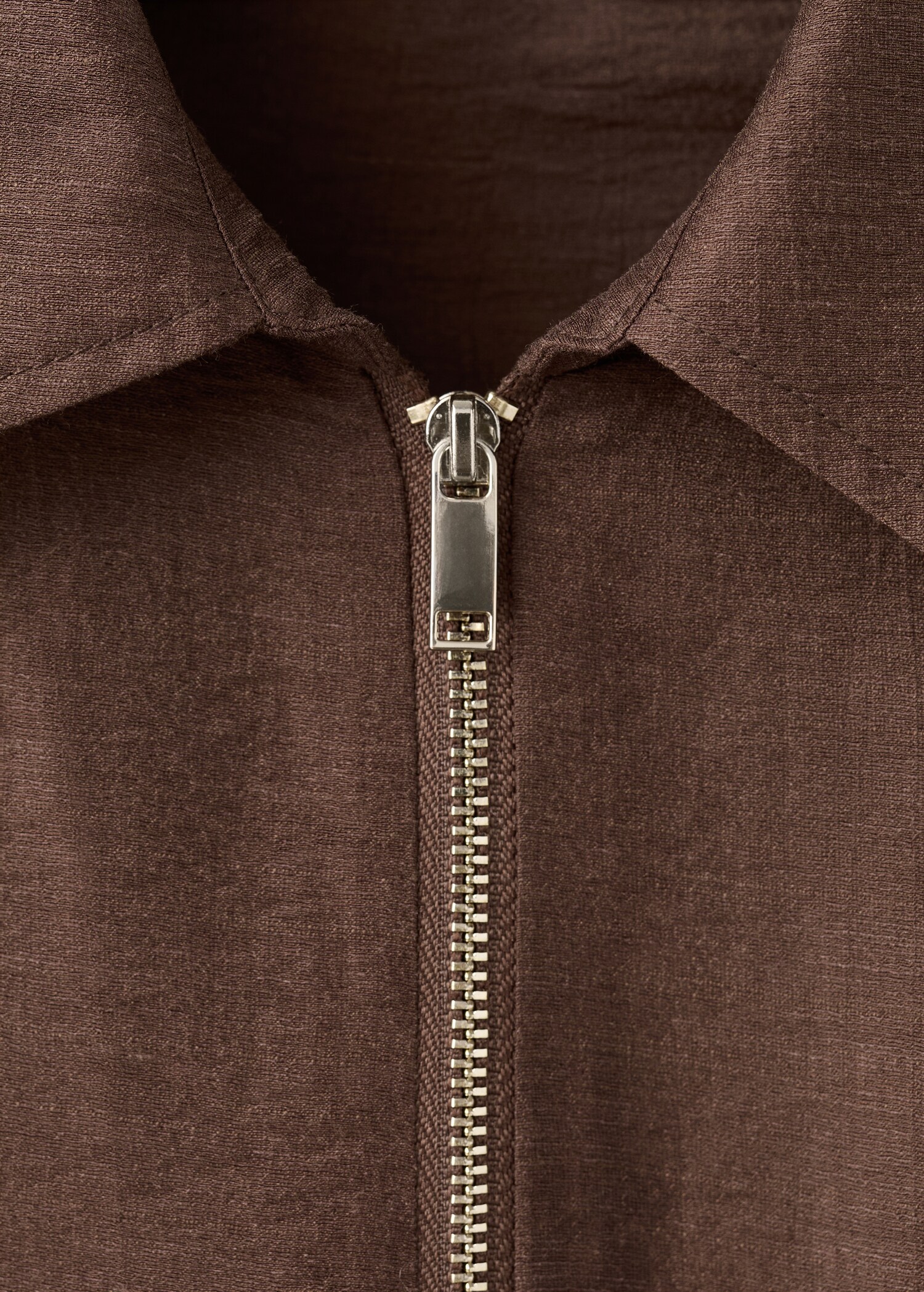 Linen blouse with belt - Details of the article 0