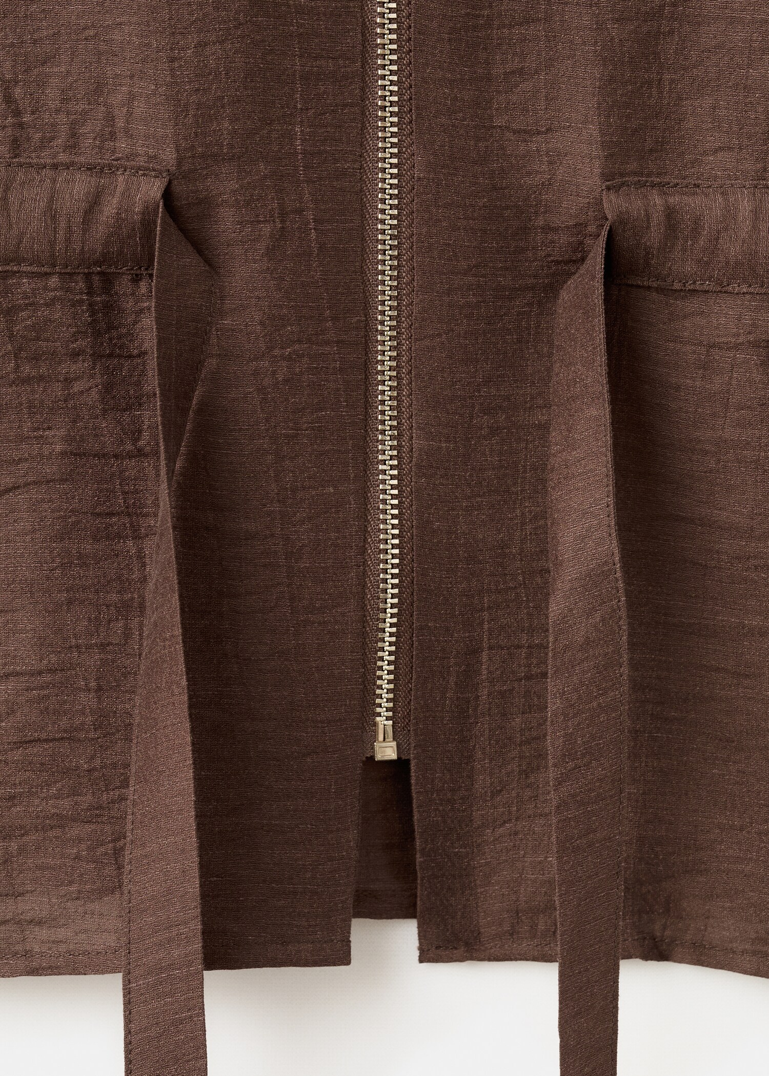 Linen blouse with belt - Details of the article 8