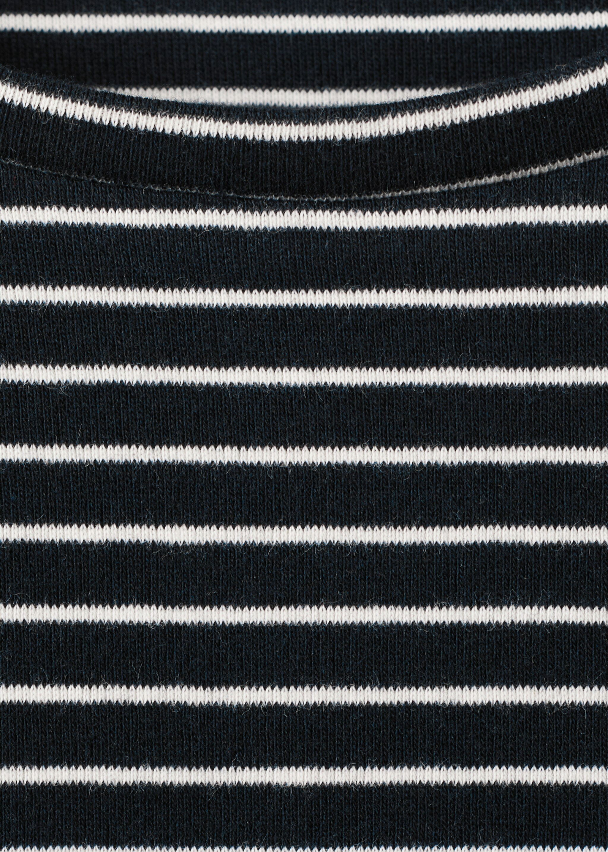 Striped T-shirt with ties - Details of the article 8, Navy. Ref: 27077151-00.