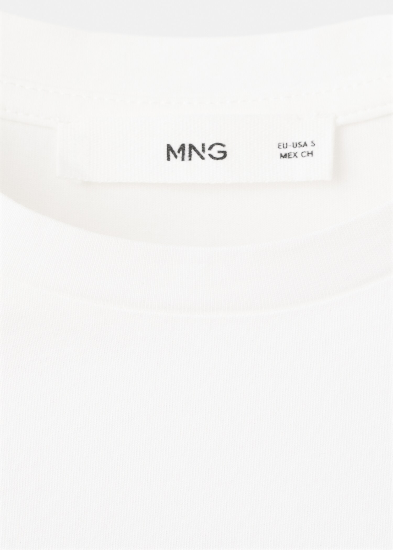 Embroidered cutwork cotton T-shirt - Details of the article 8