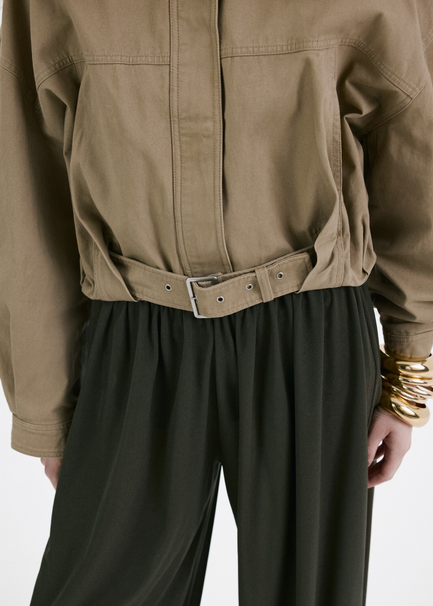 Veste en jean oversize poches - Détail de l'article 6