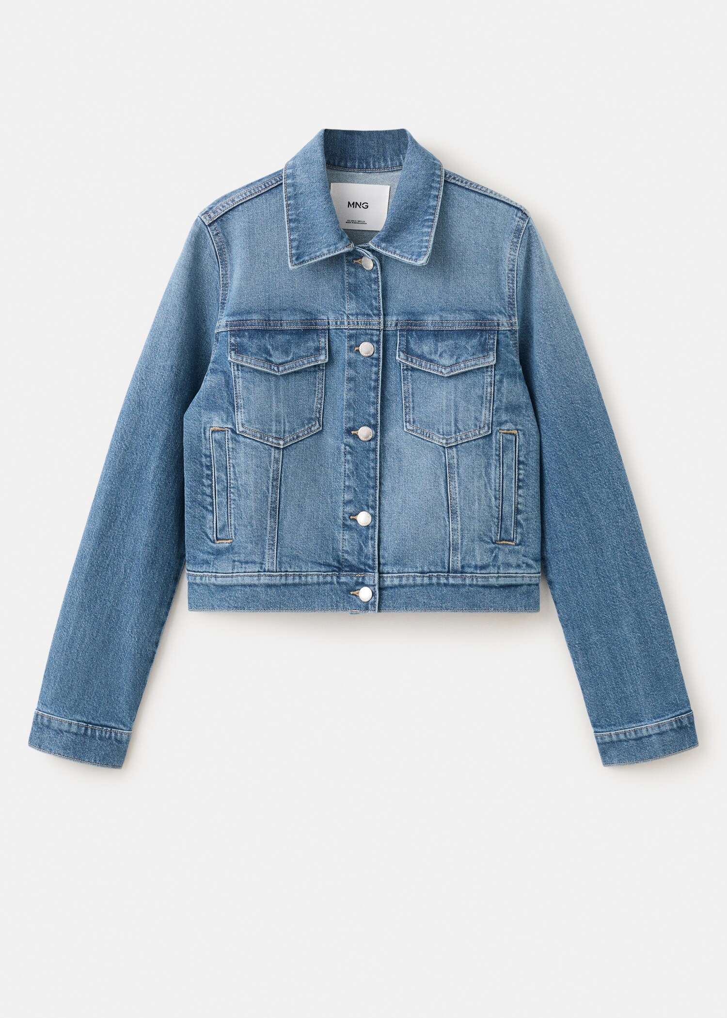 Pockets denim jacket - Article without model