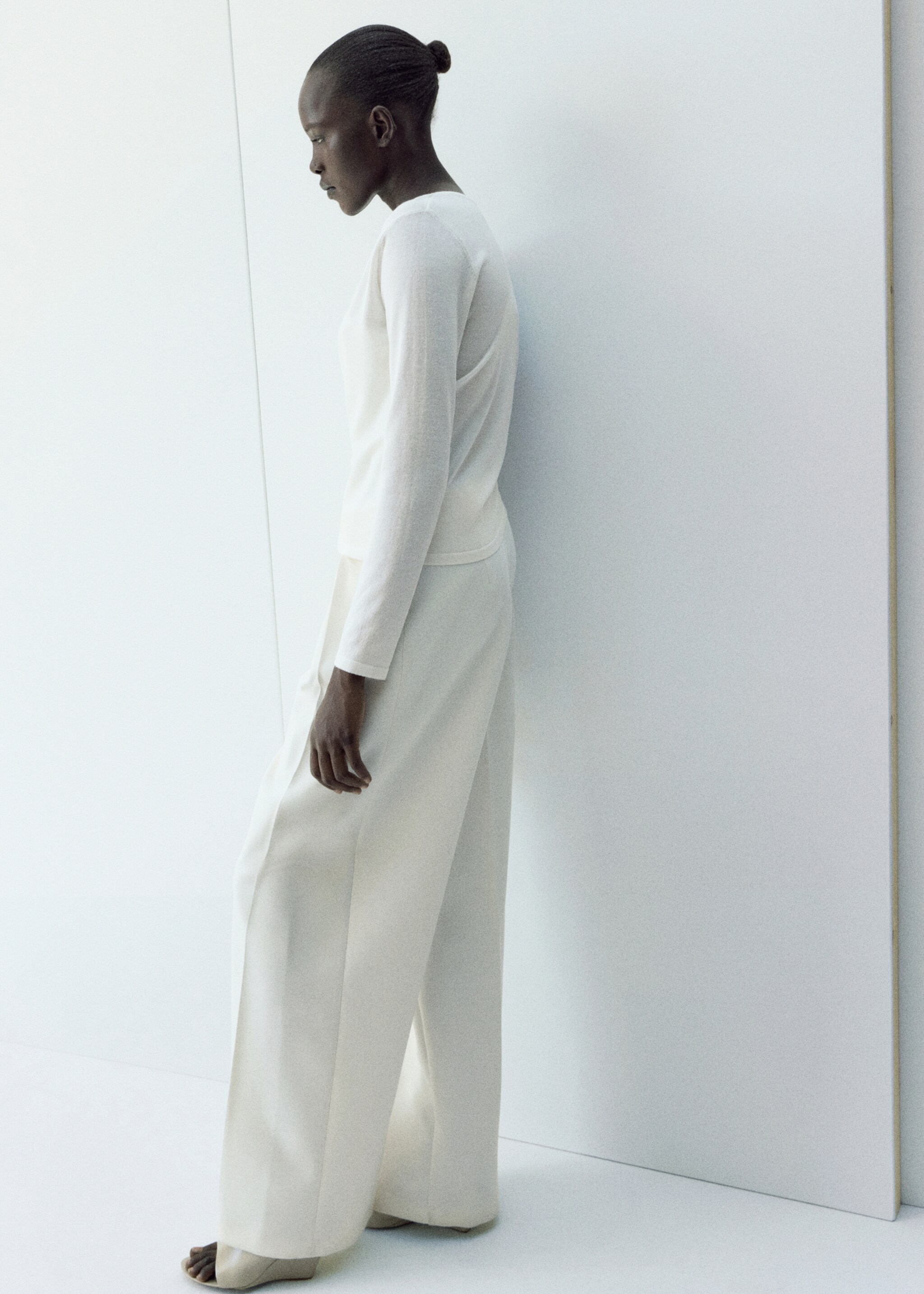 Cárdigan punto botones - Reverso del artículo, Crudo. Ref: 27077162-00.