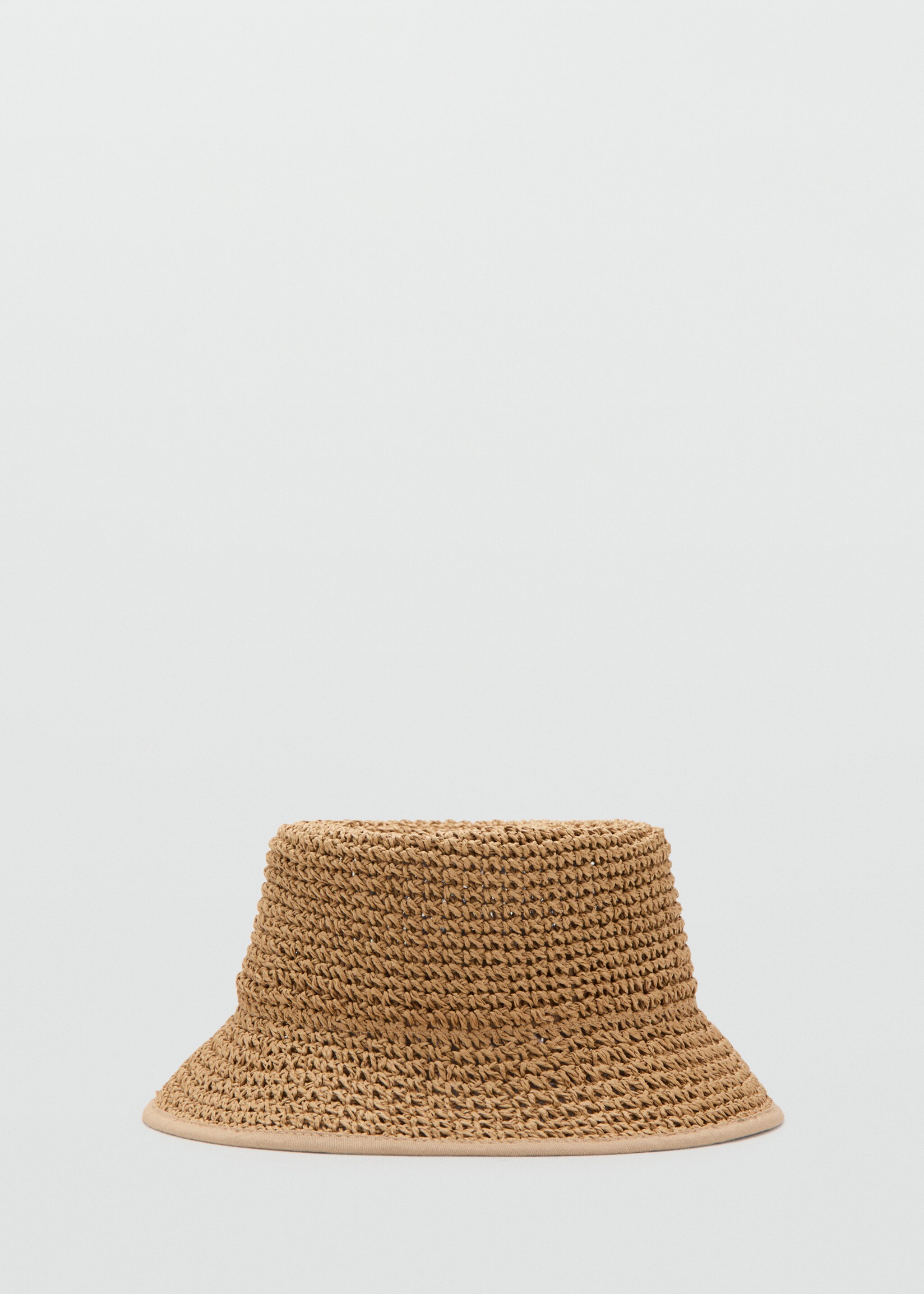 Klobouk cloche z přírodního vlákna - Zboží bez modelu, Béžová. Ref: 27077777-00.