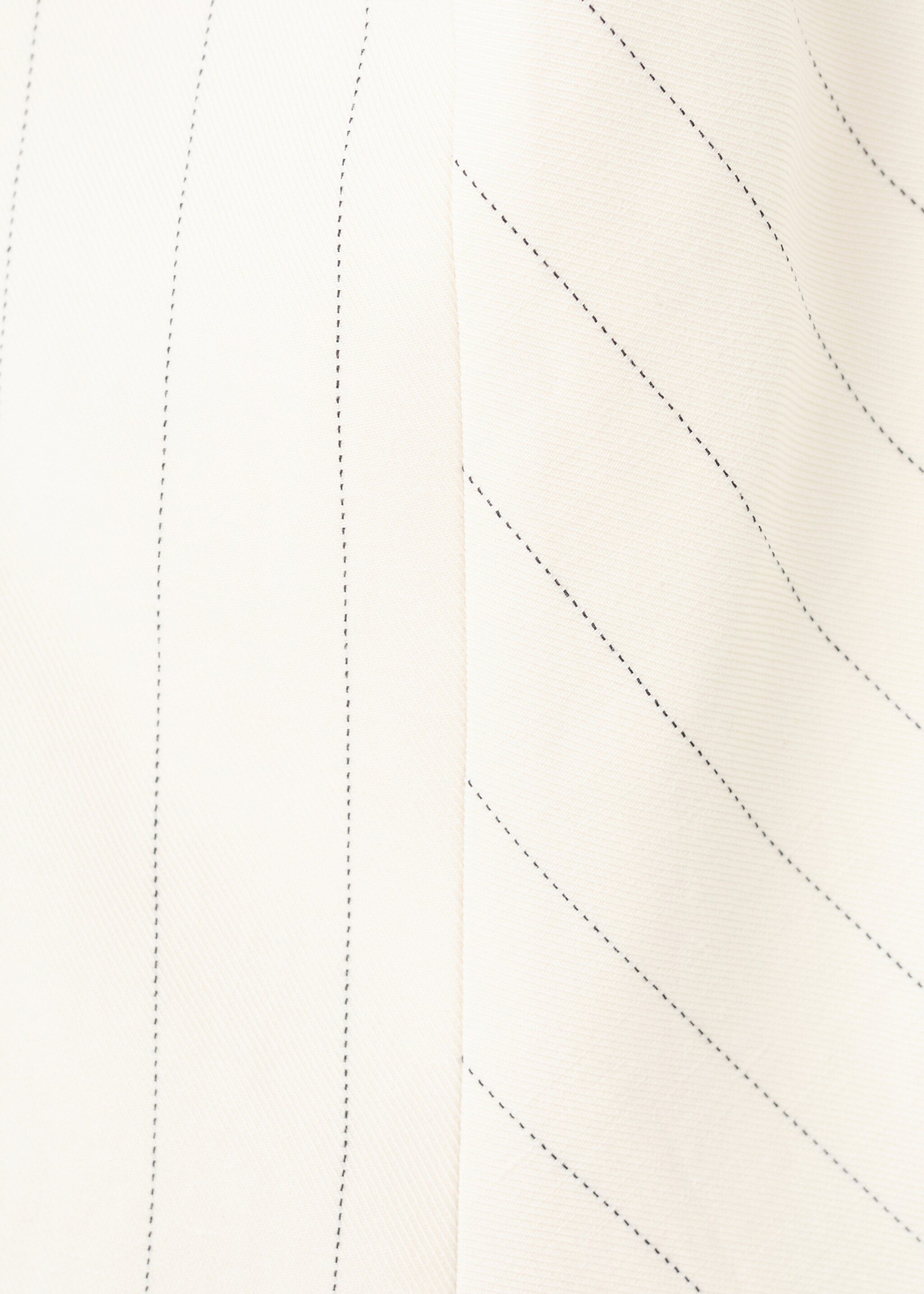 Open-back lyocell top - Details of the article 0, Ecru. Ref: 27077782-00.