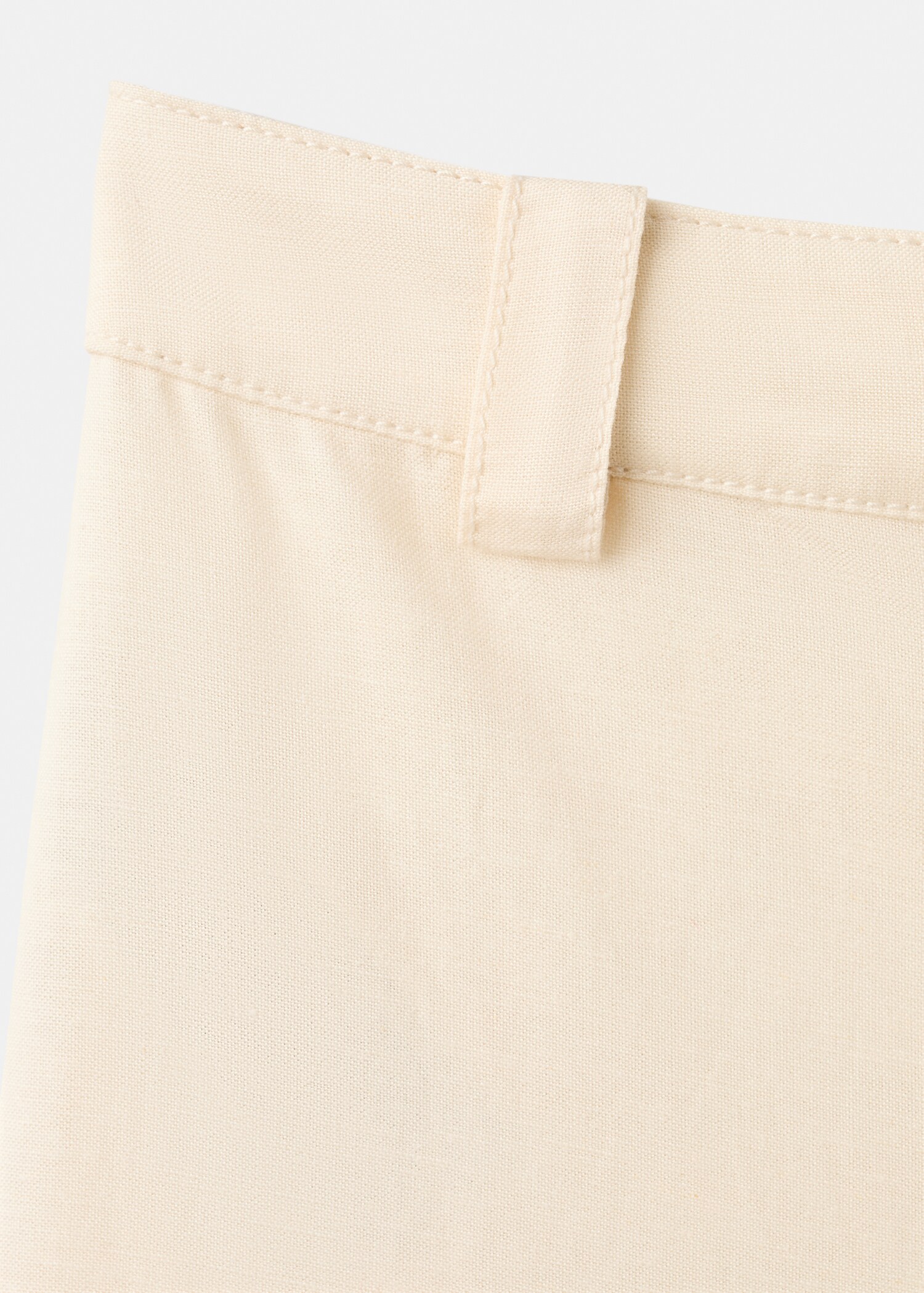 بنطال كتاني ذو خصر عالٍ - تفاصيل المنتج 8