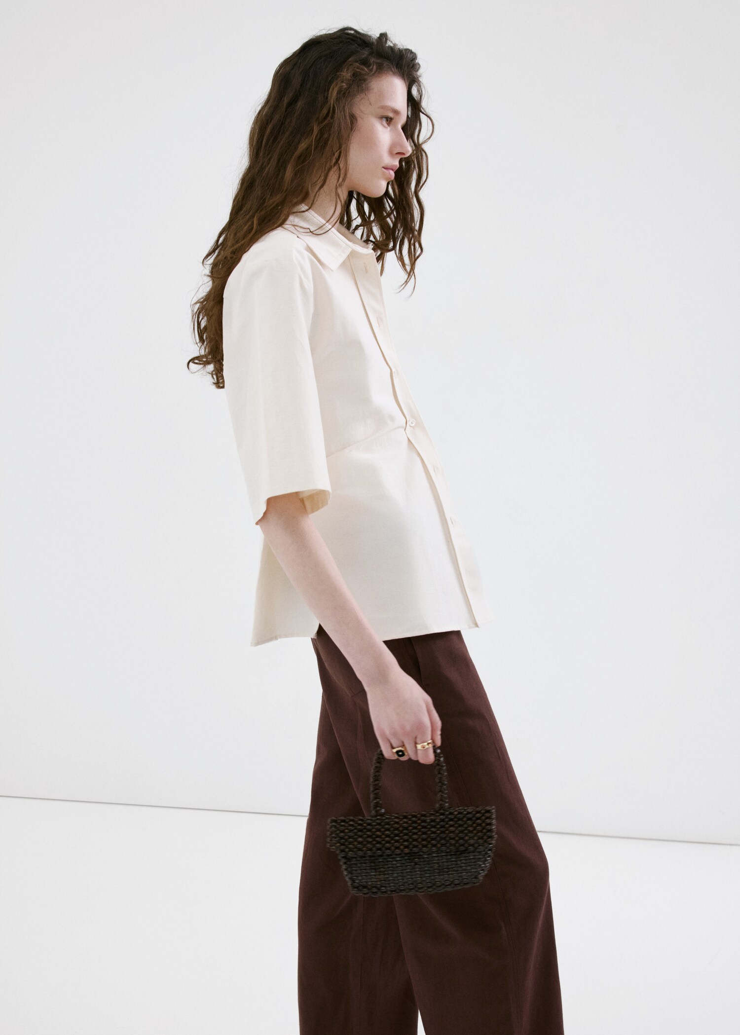 Παντελόνι λινό ψηλόμεσο - Λεπτομέρεια του προϊόντος 2