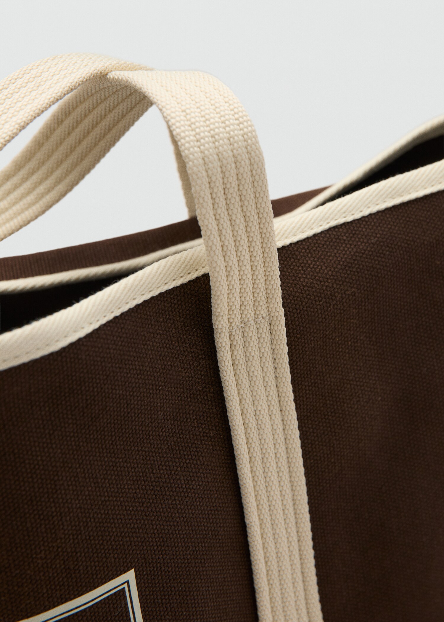 Shopper bag with embroidered message - Details of the article 1