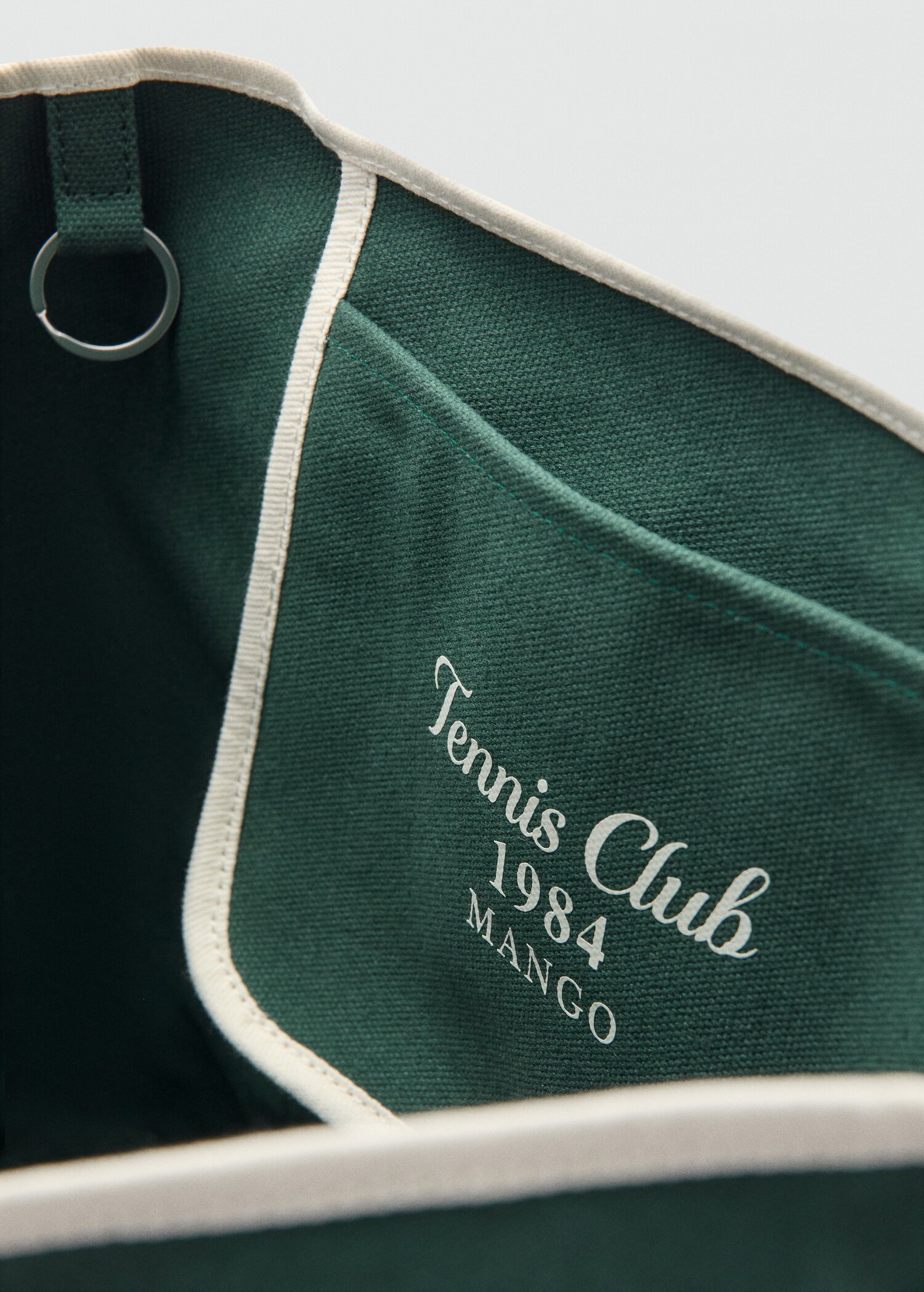 Shopper bag with embroidered message - Details of the article 1