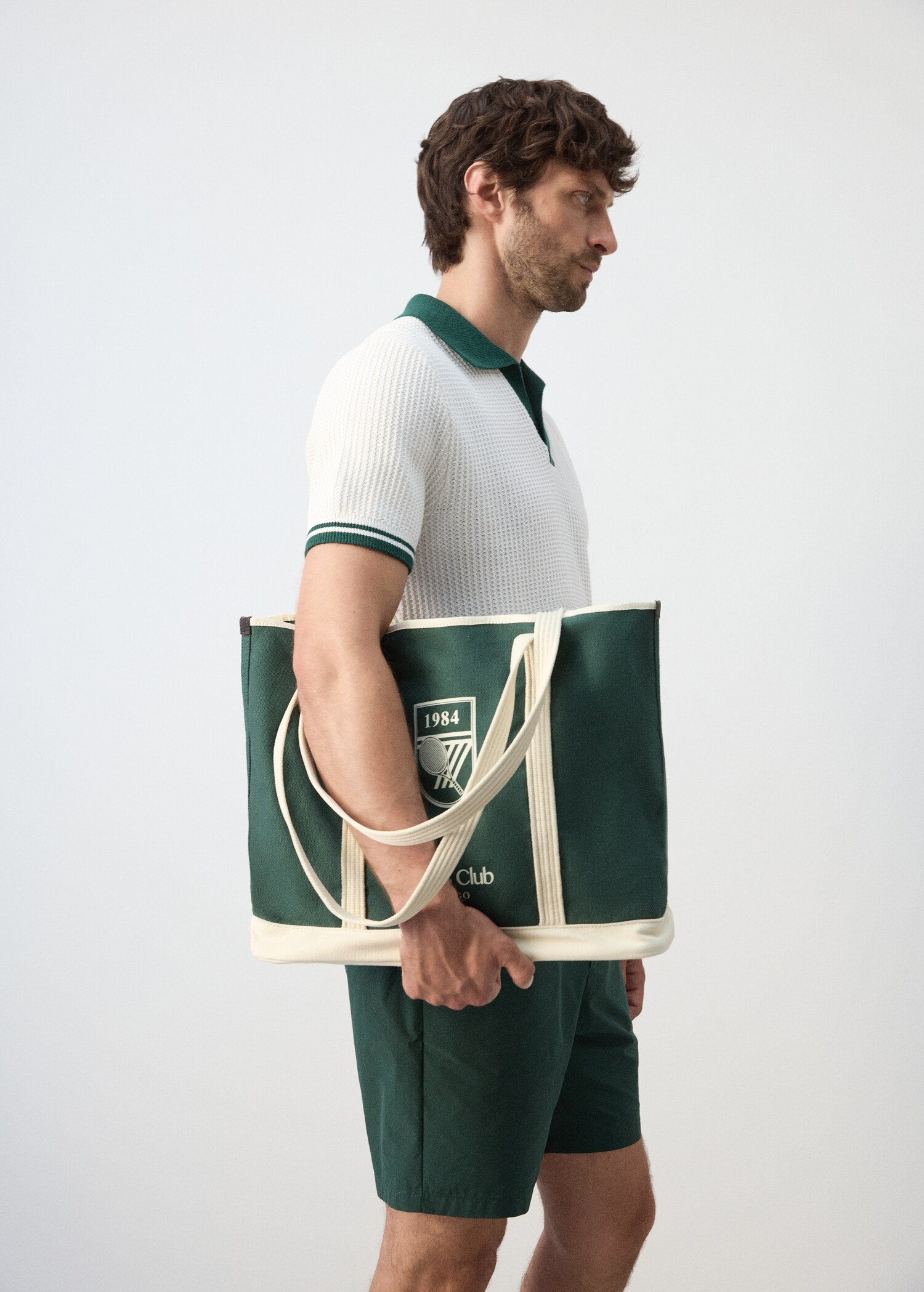 Shopper bag with embroidered message - Details of the article 9