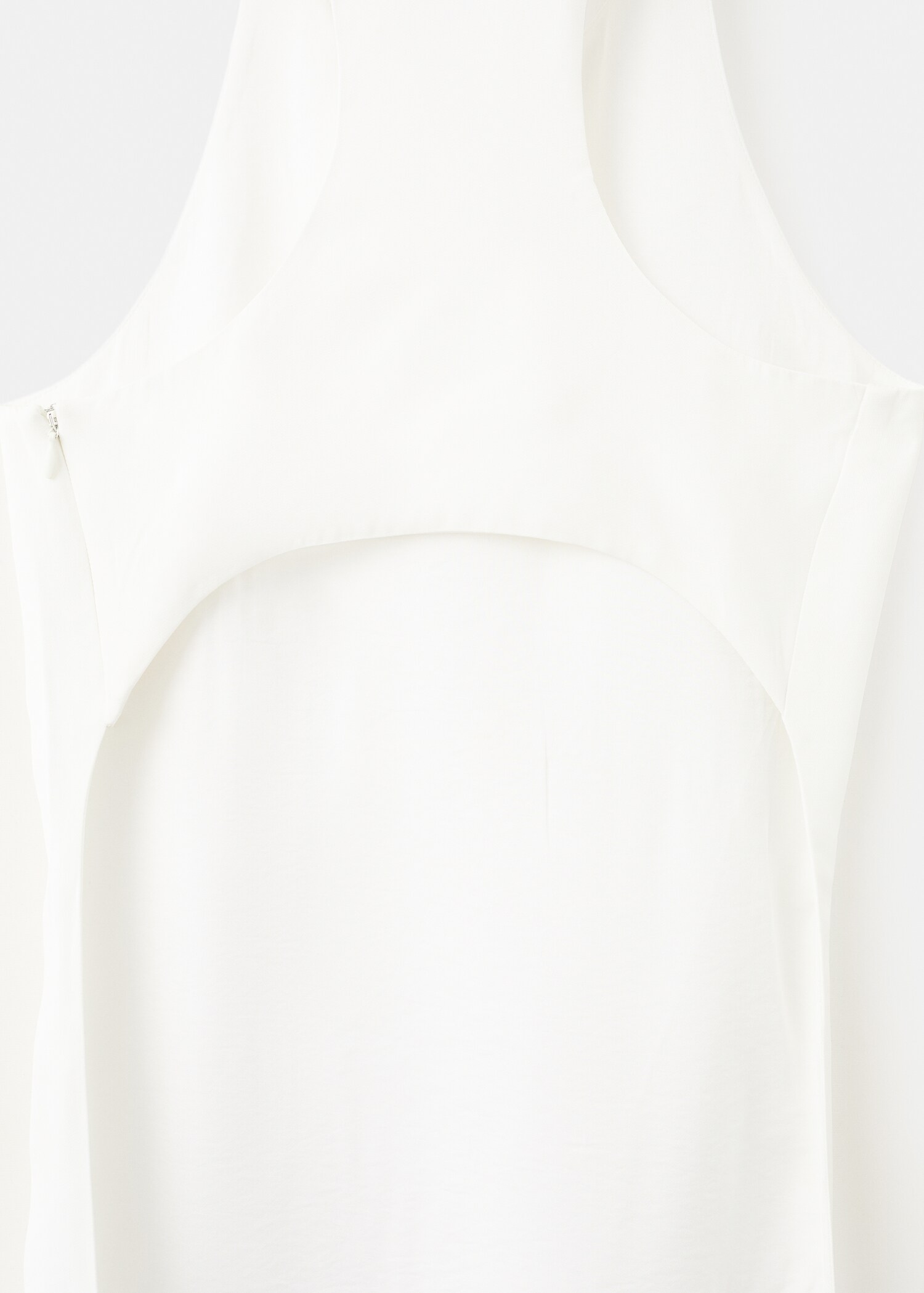Long blouse with open back - Details of the article 0