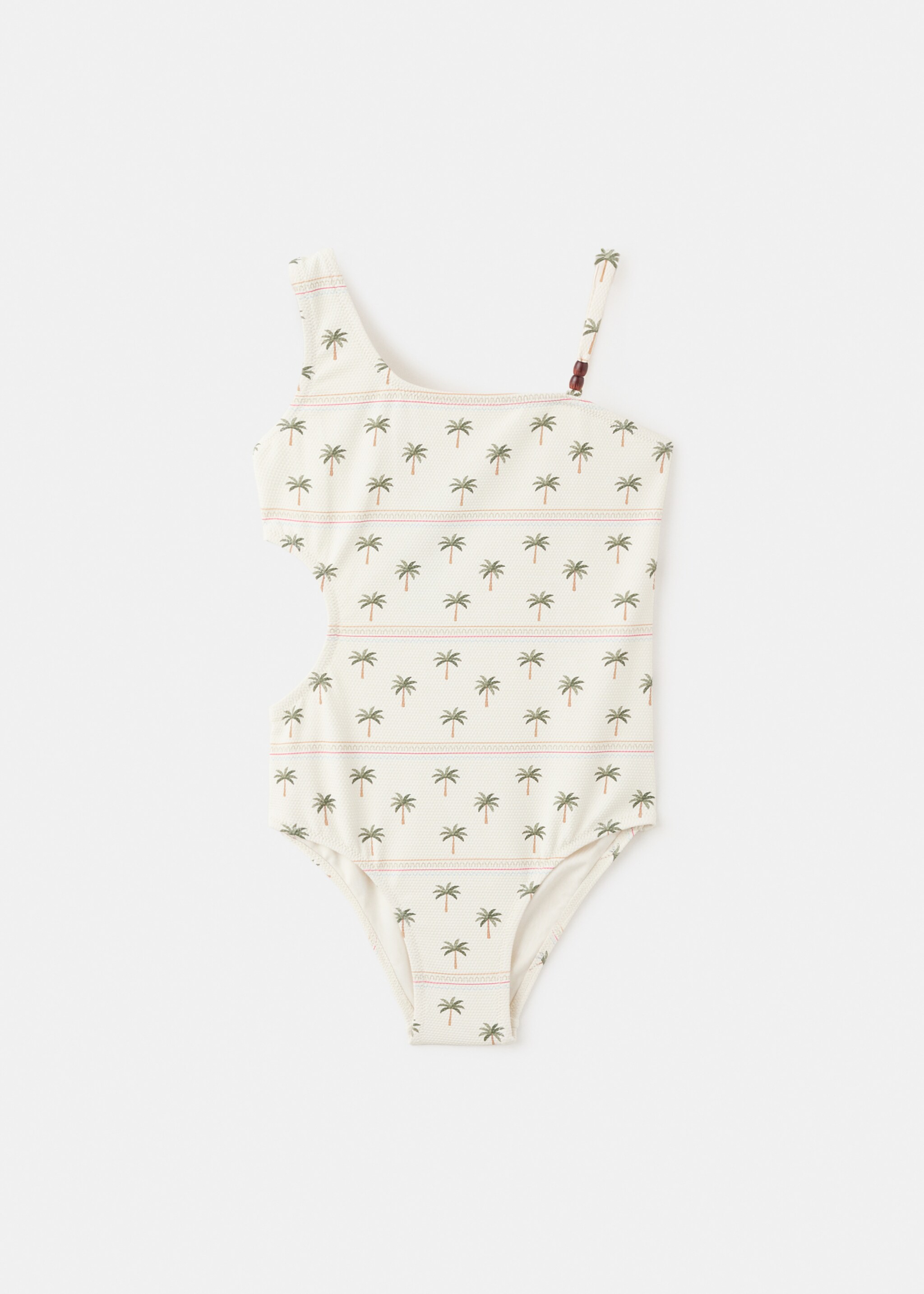 Palm trees print swimsuit trunks - Article without model, White. Ref: 27077892-00.