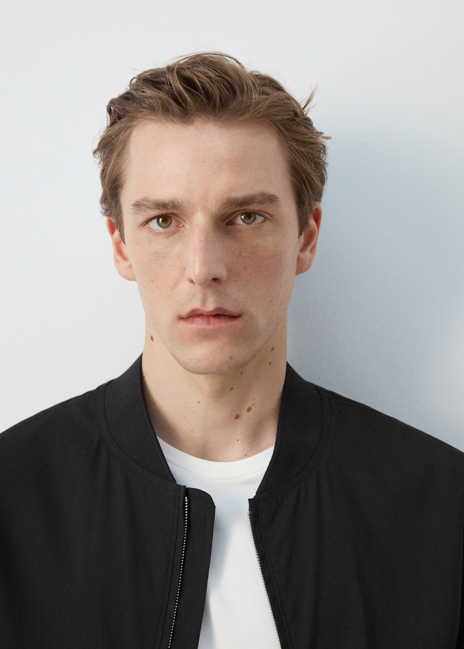 Straight lyocell bomber - Details of the article 1