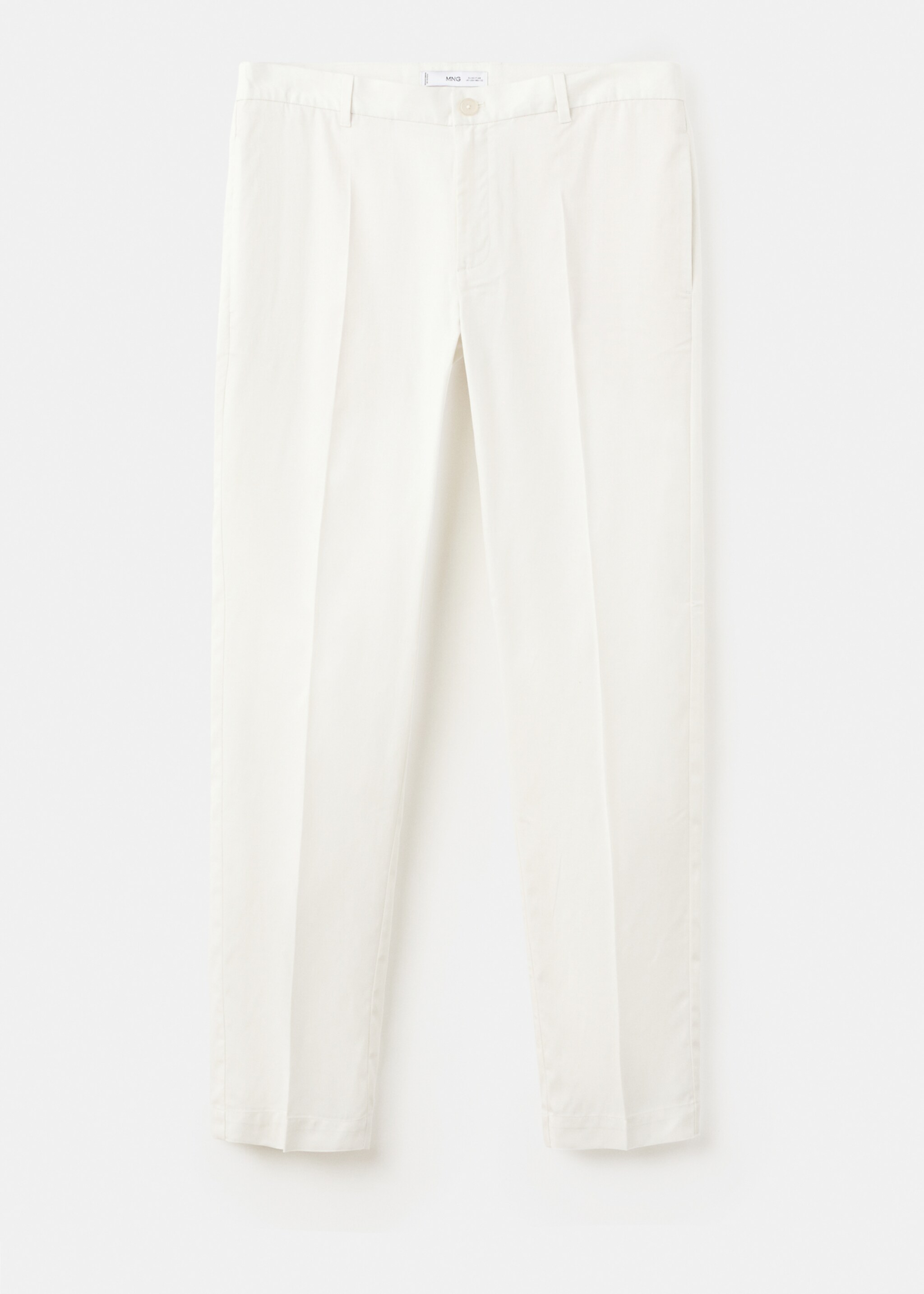 Regular-fit lyocell trousers - Article without model, Off White. Ref: 27077894-00.