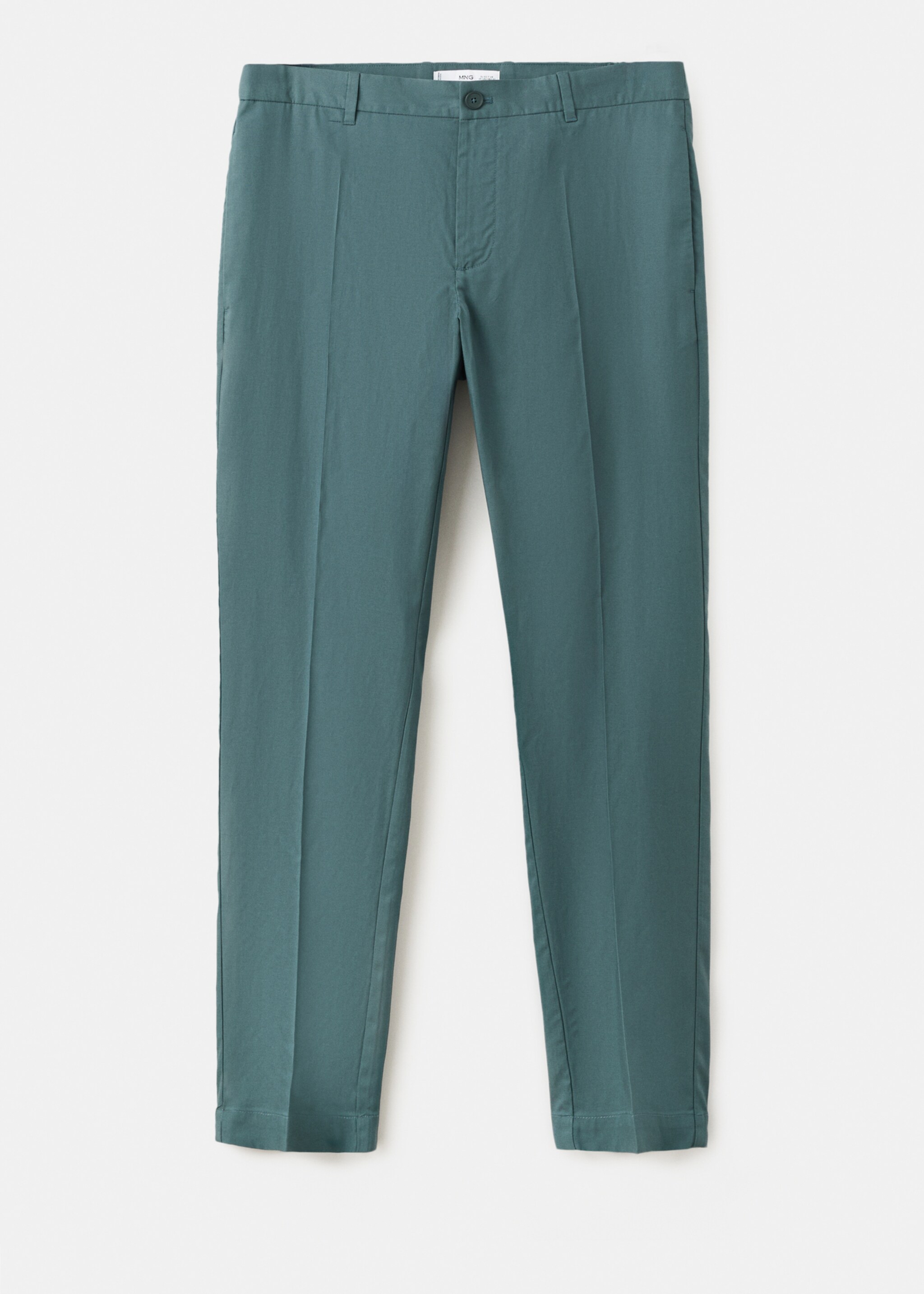 Regular-fit lyocell trousers - Article without model, Forest Green. Ref: 27077894-00.