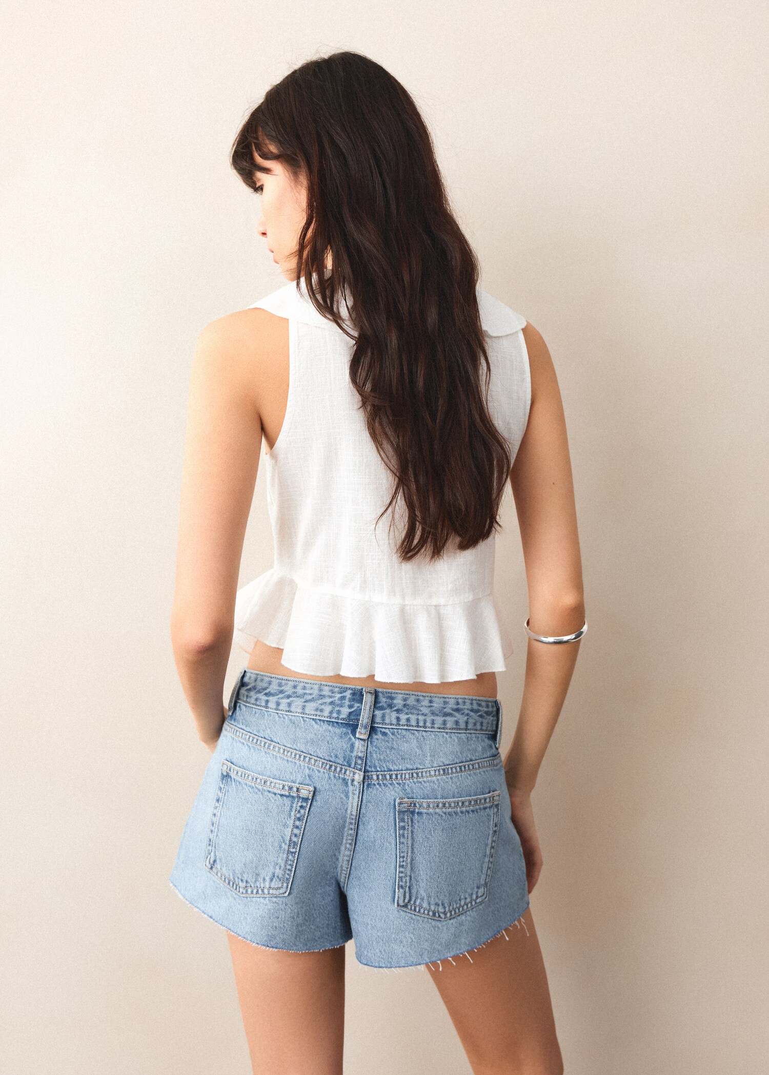 Short taille haute clouté - Verso de l’article