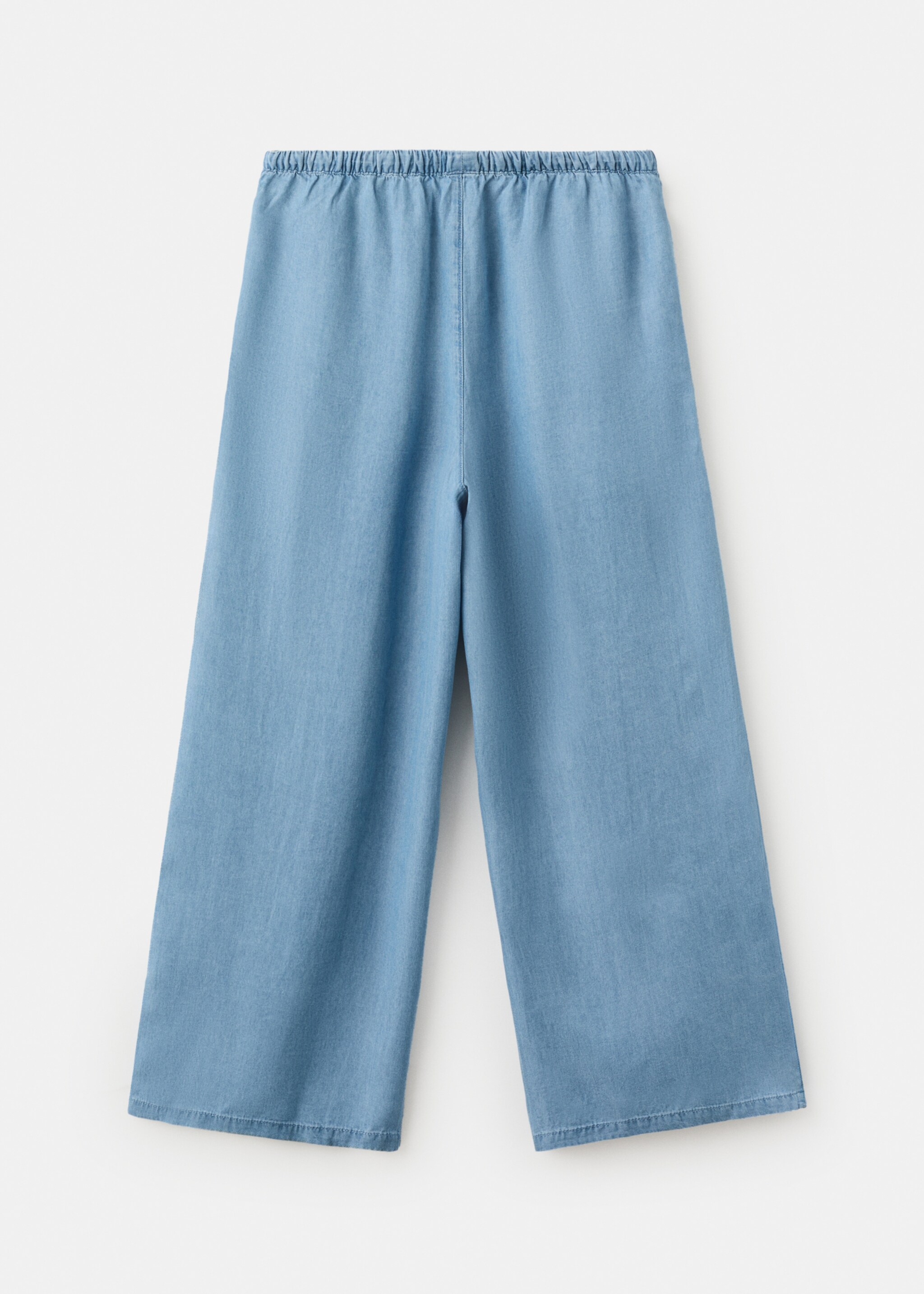 100% lyocell trousers - Reverse of the article, Medium Blue. Ref: 27077904-00.