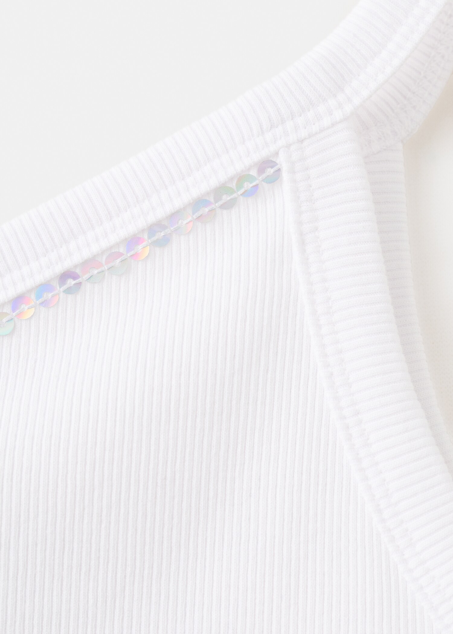 Asymmetrical cotton top - Details of the article 8