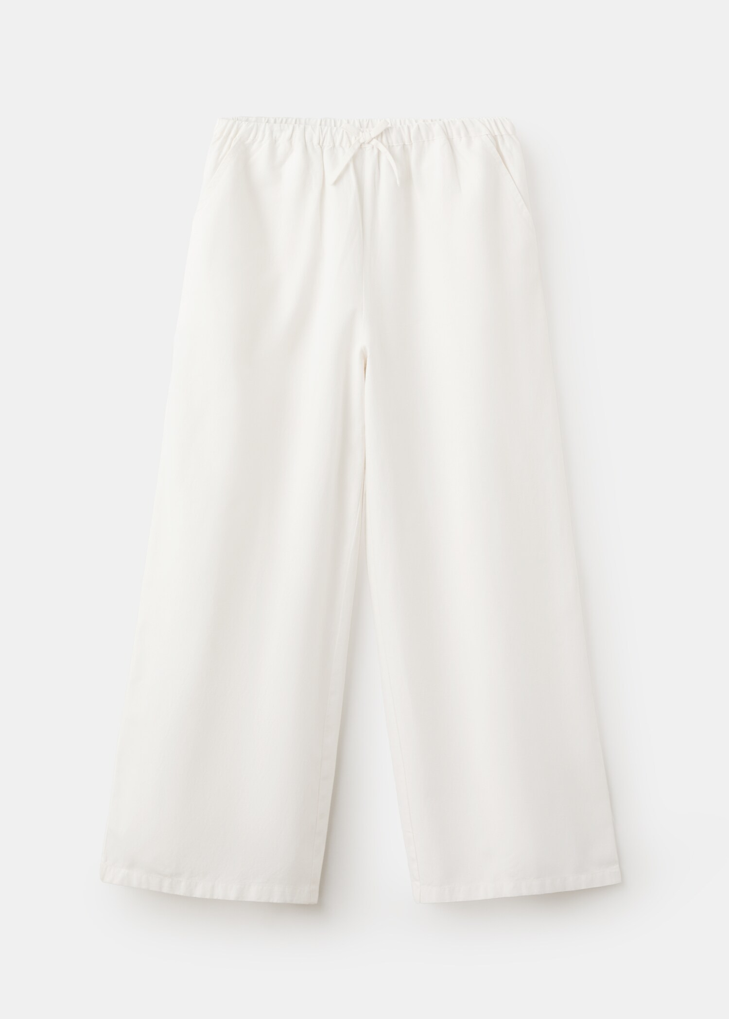 Flowy straight-fit trousers - Article without model