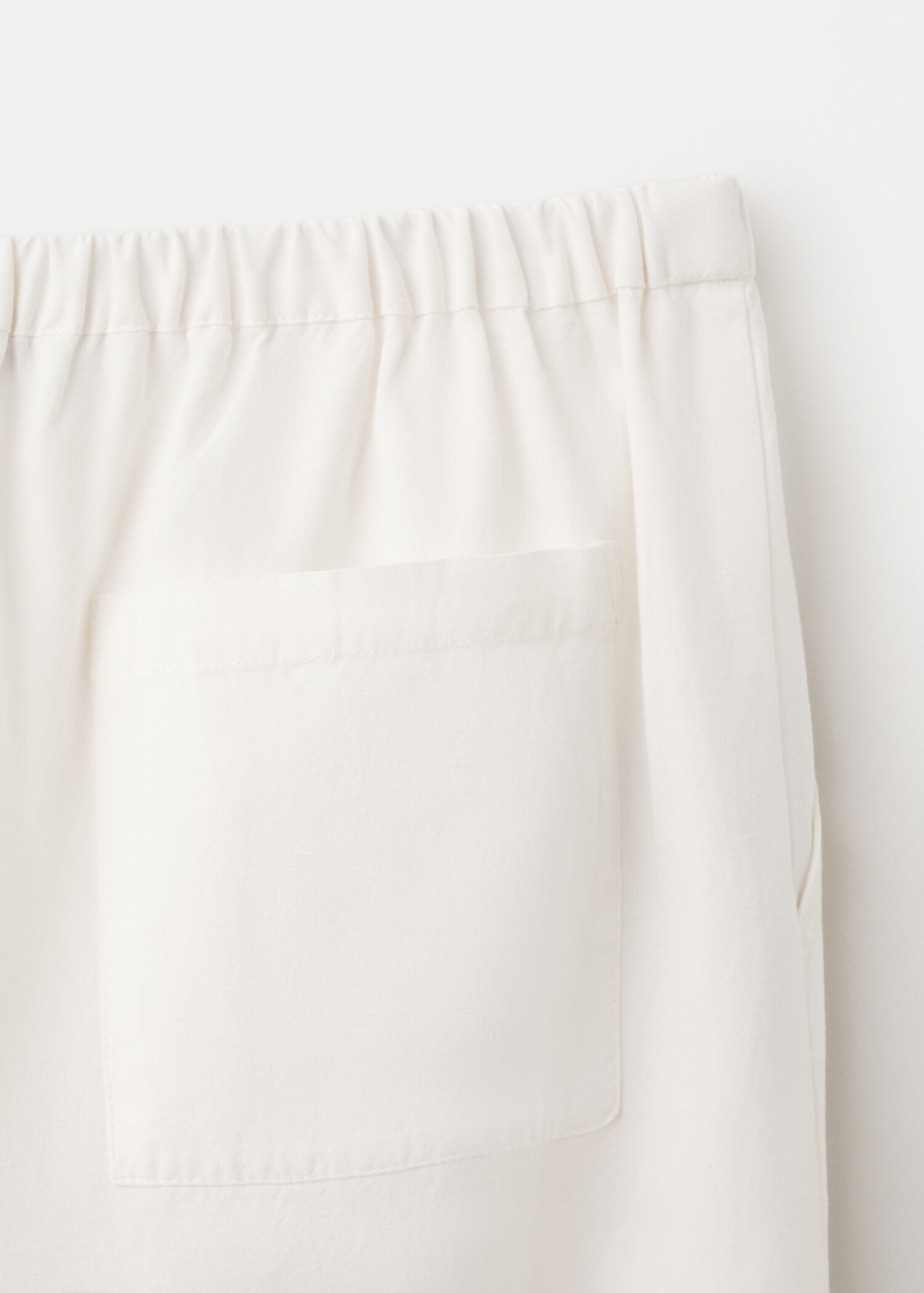 Flowy straight-fit trousers - Details of the article 0