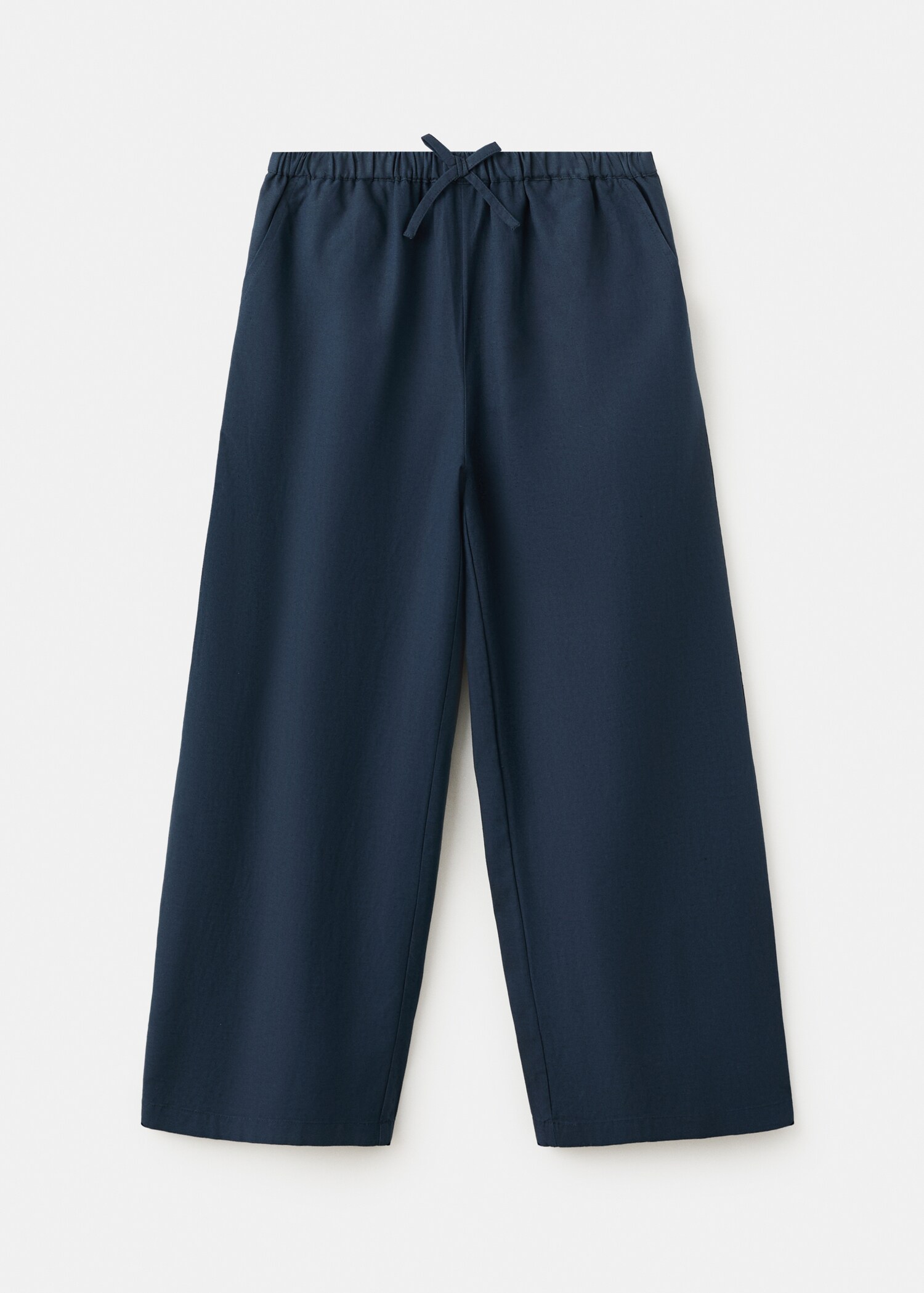 Flowy straight-fit trousers - Article without model