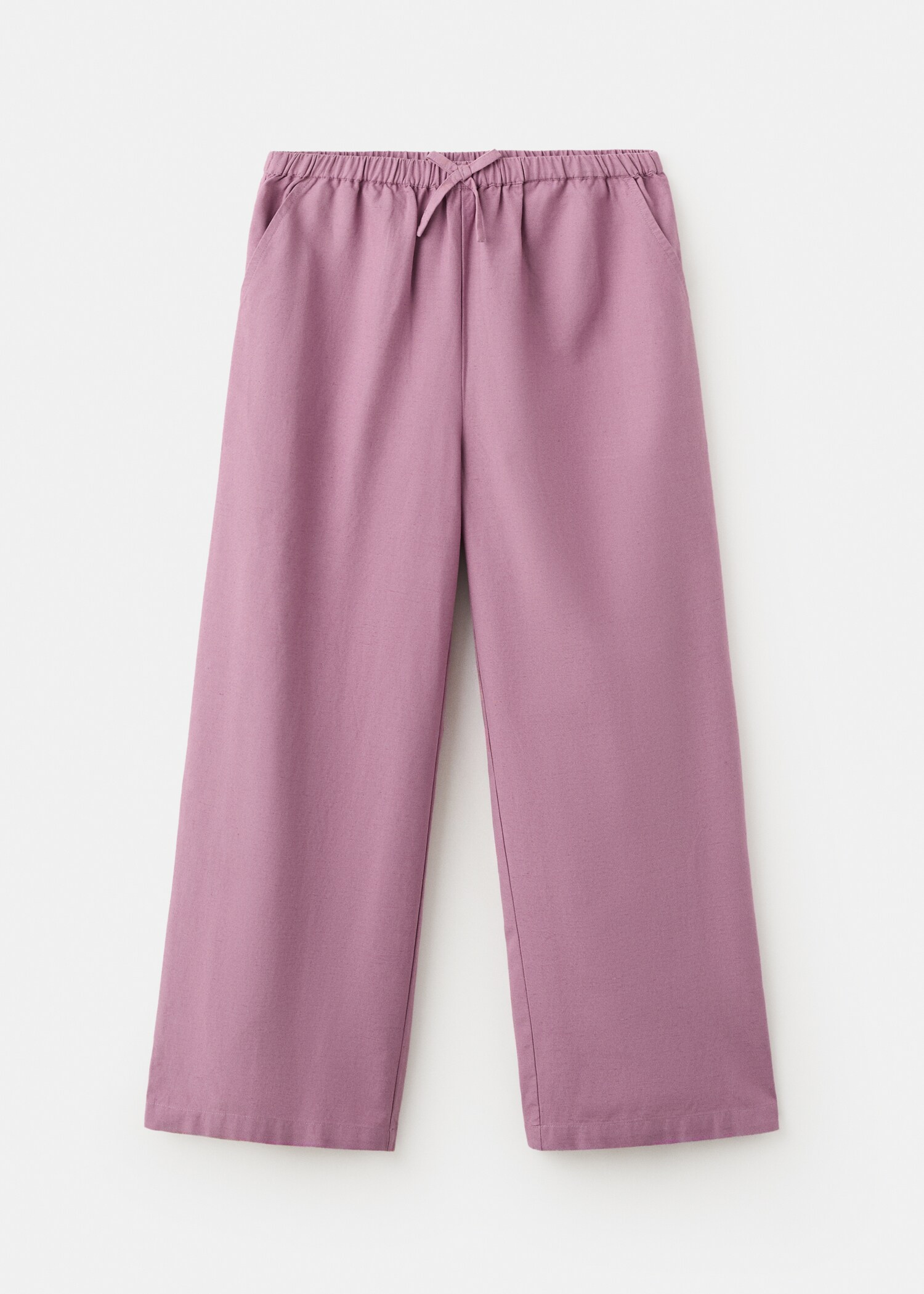Flowy straight-fit trousers - Article without model