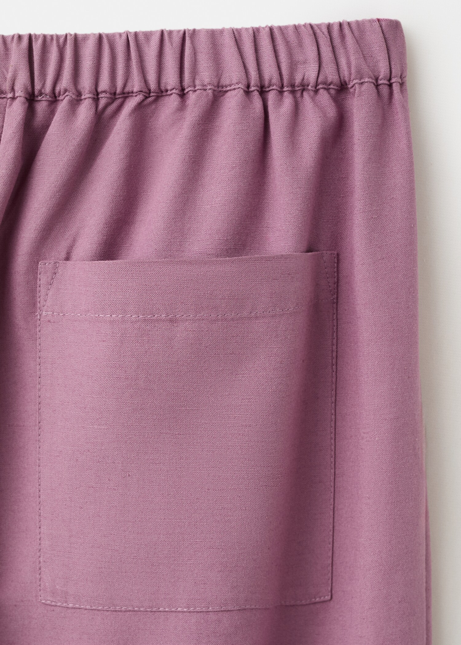 Flowy straight-fit trousers - Details of the article 0