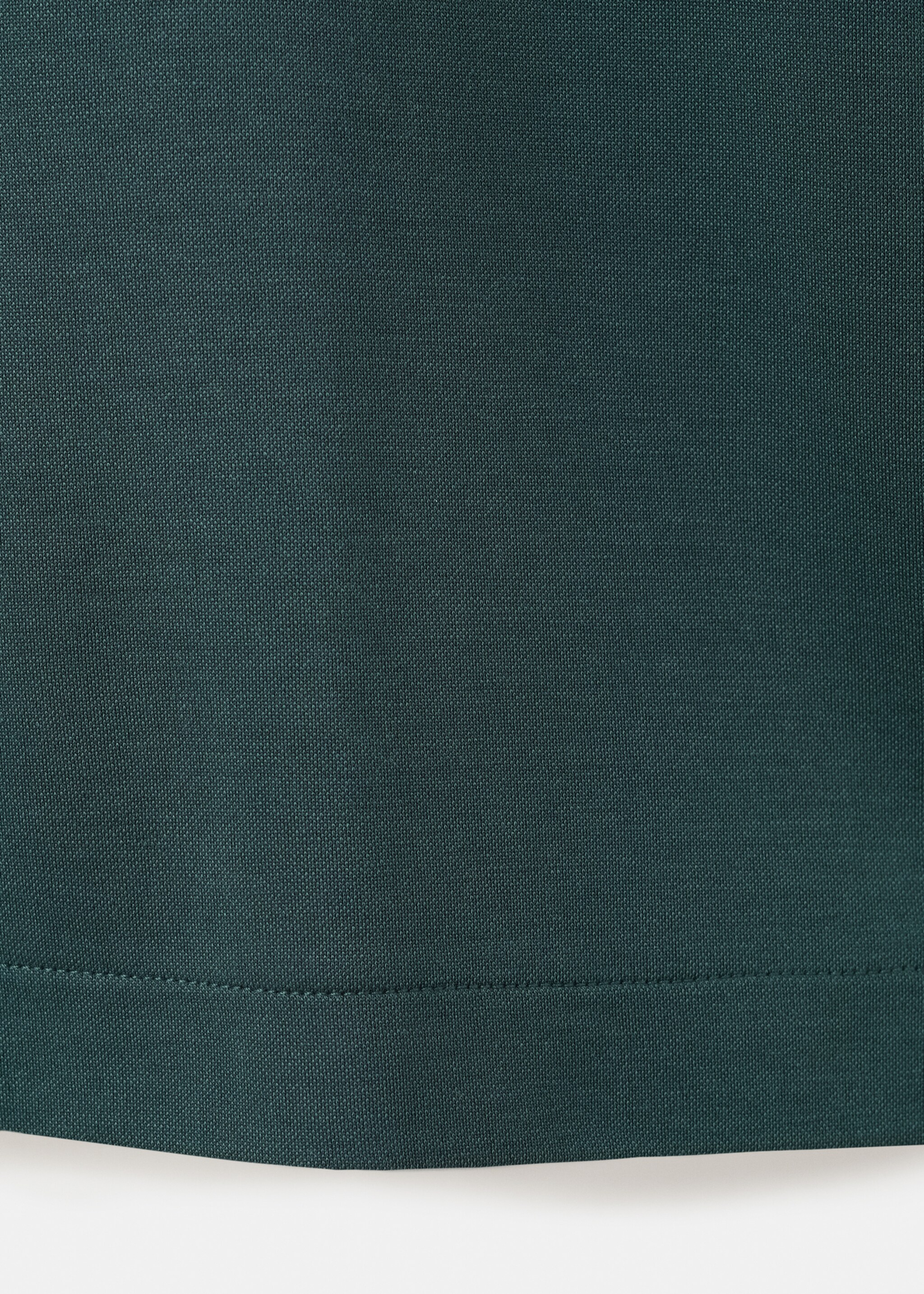 قميص بولو بحياكة دقيقة - تفاصيل المنتج 8, أخضر غامق. Ref: 27077909-00.