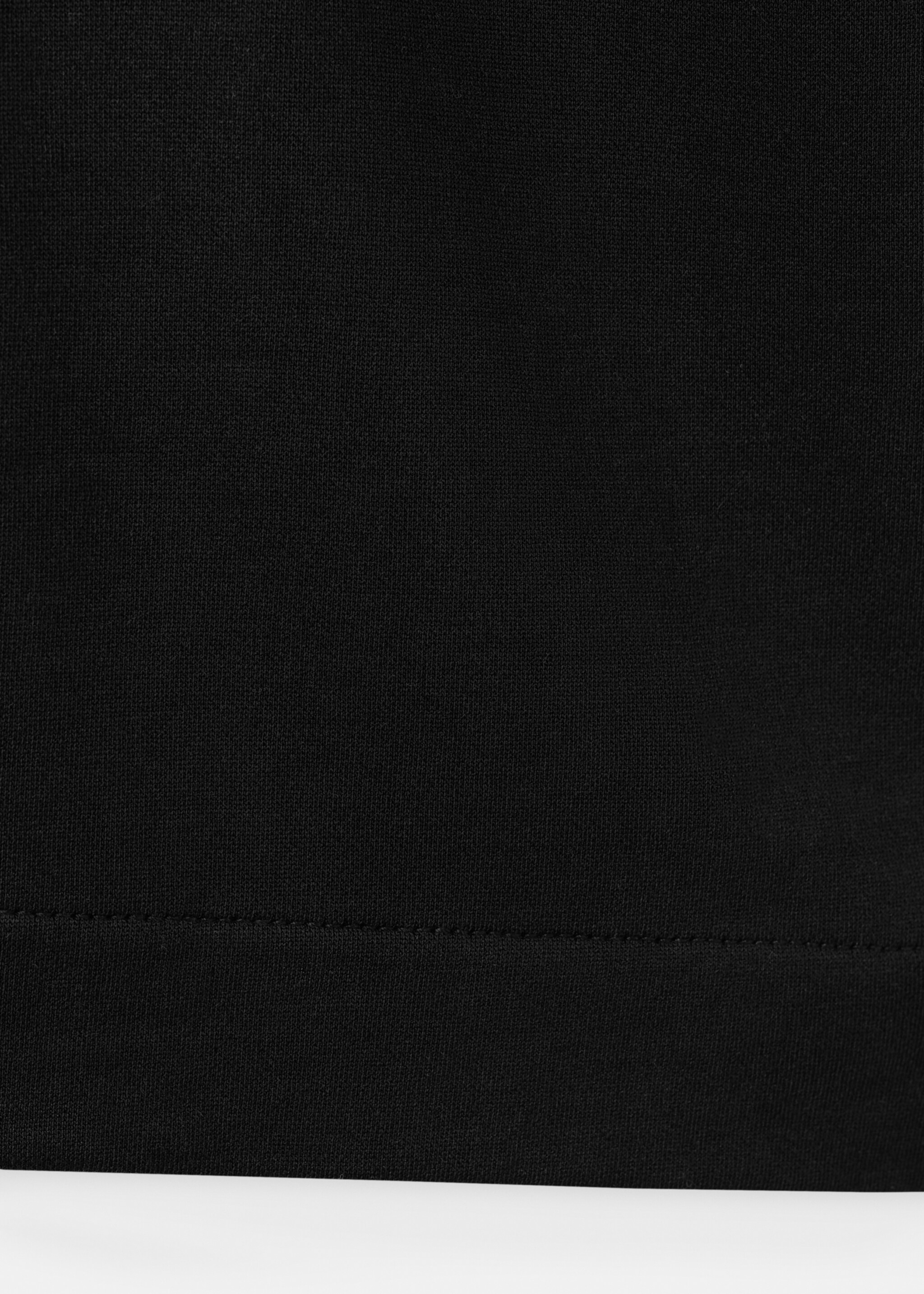 قميص بولو بحياكة دقيقة - تفاصيل المنتج 0, أسود. Ref: 27077909-00.