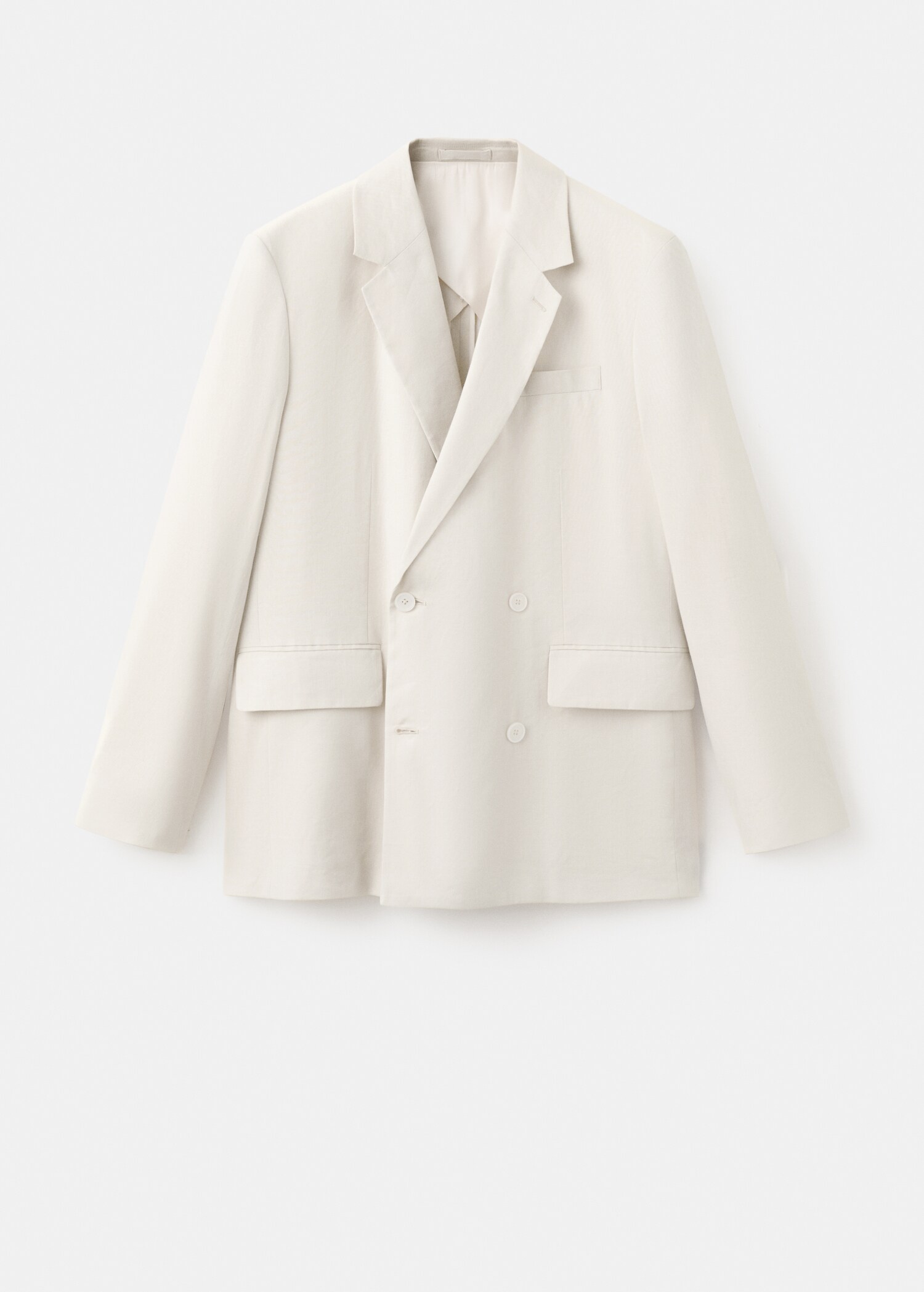 Boston regular-fit double-breasted suit jacket - Article without model